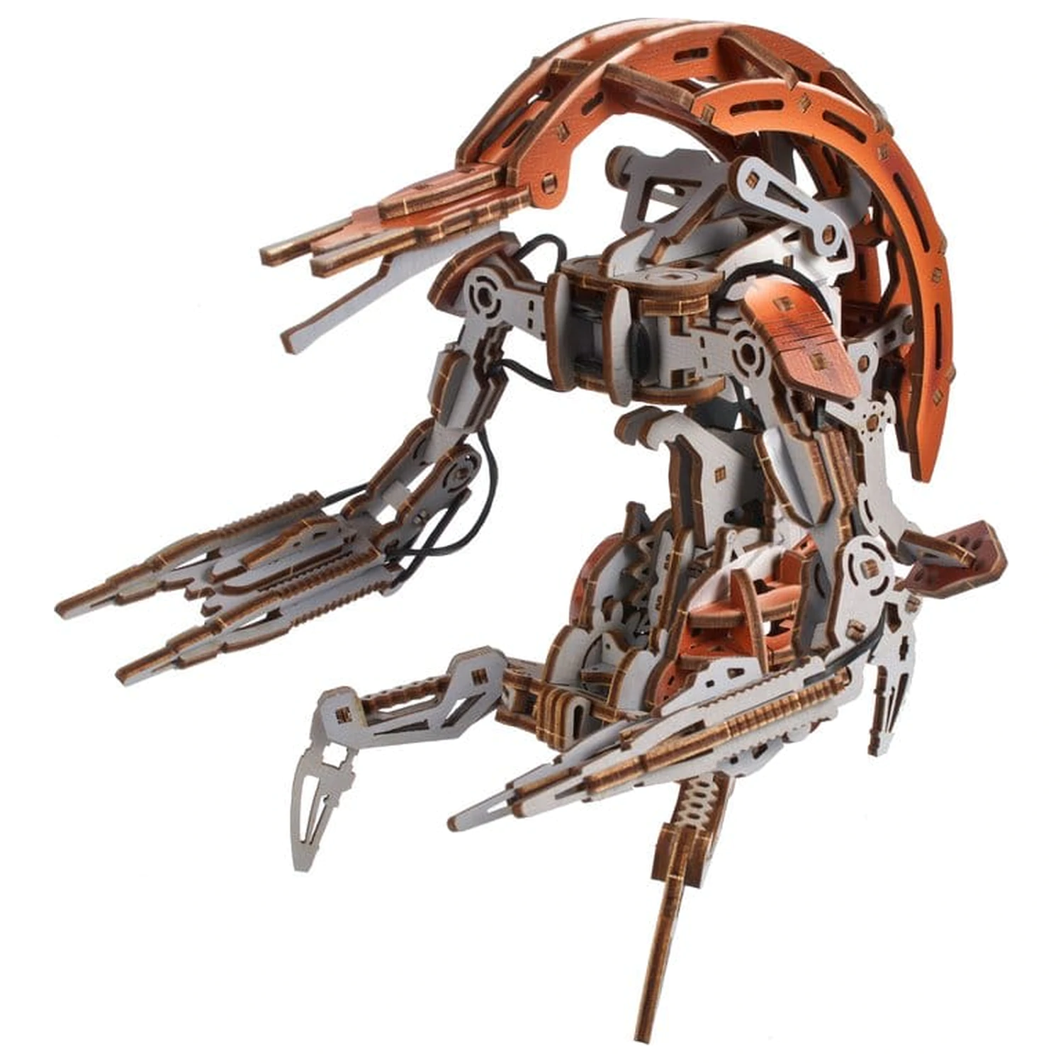 Star Wars 3D Drevené puzzle Droideka produktová fotografia