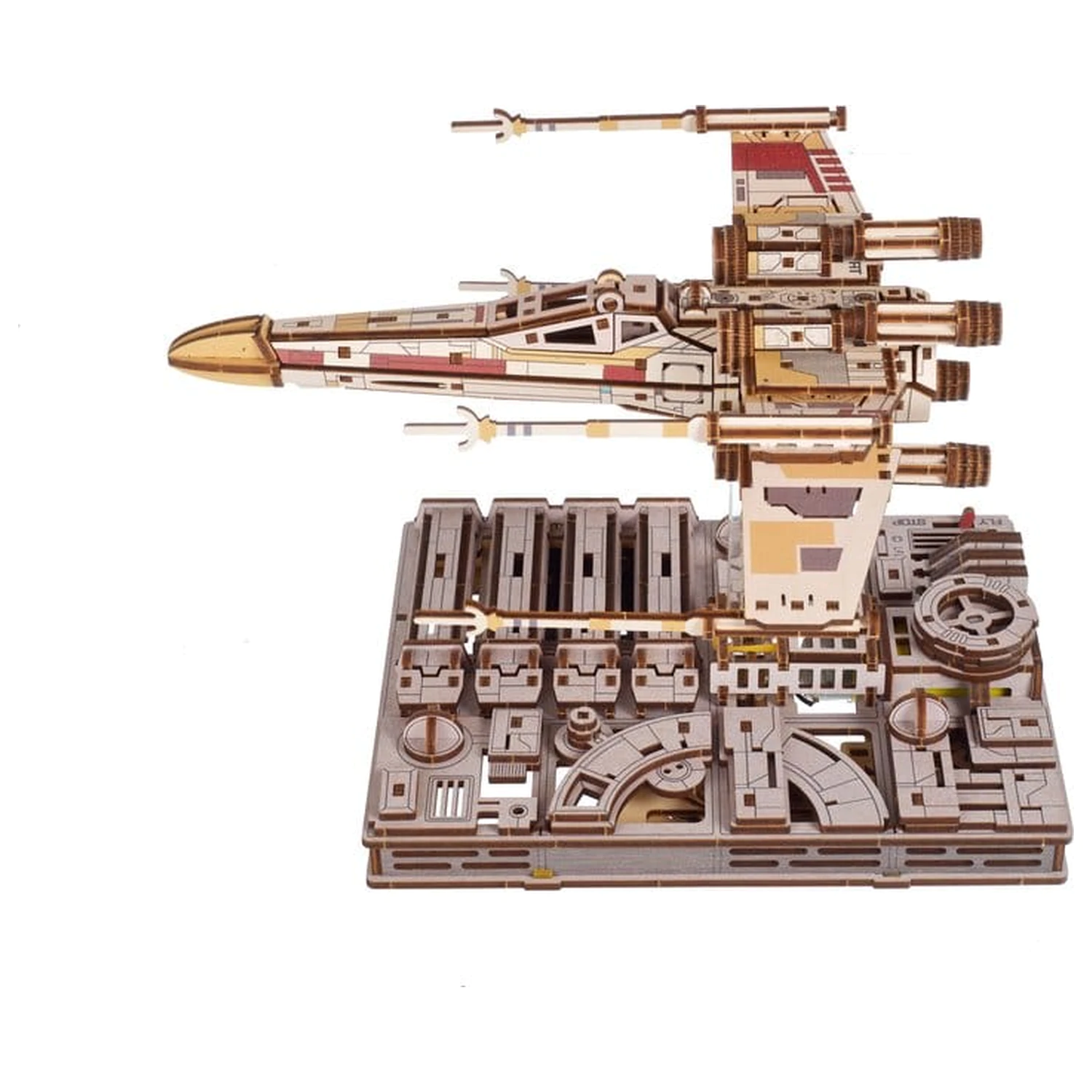 Star Wars 3D drevené puzzle Luke Skywalker's X-Wing Starfighter produktová fotografia
