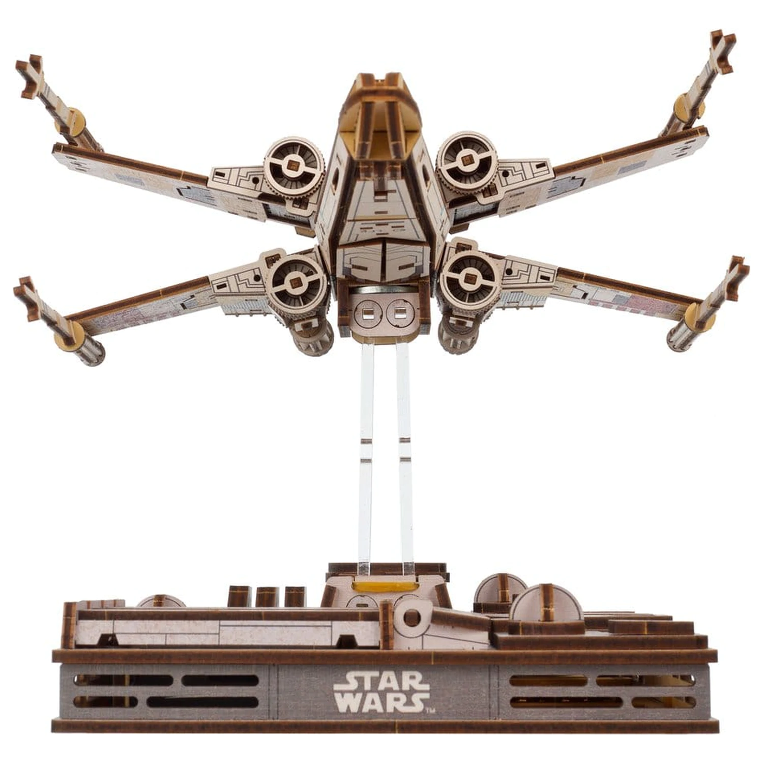 Star Wars 3D drevené puzzle Luke Skywalker's X-Wing Starfighter produktová fotografia