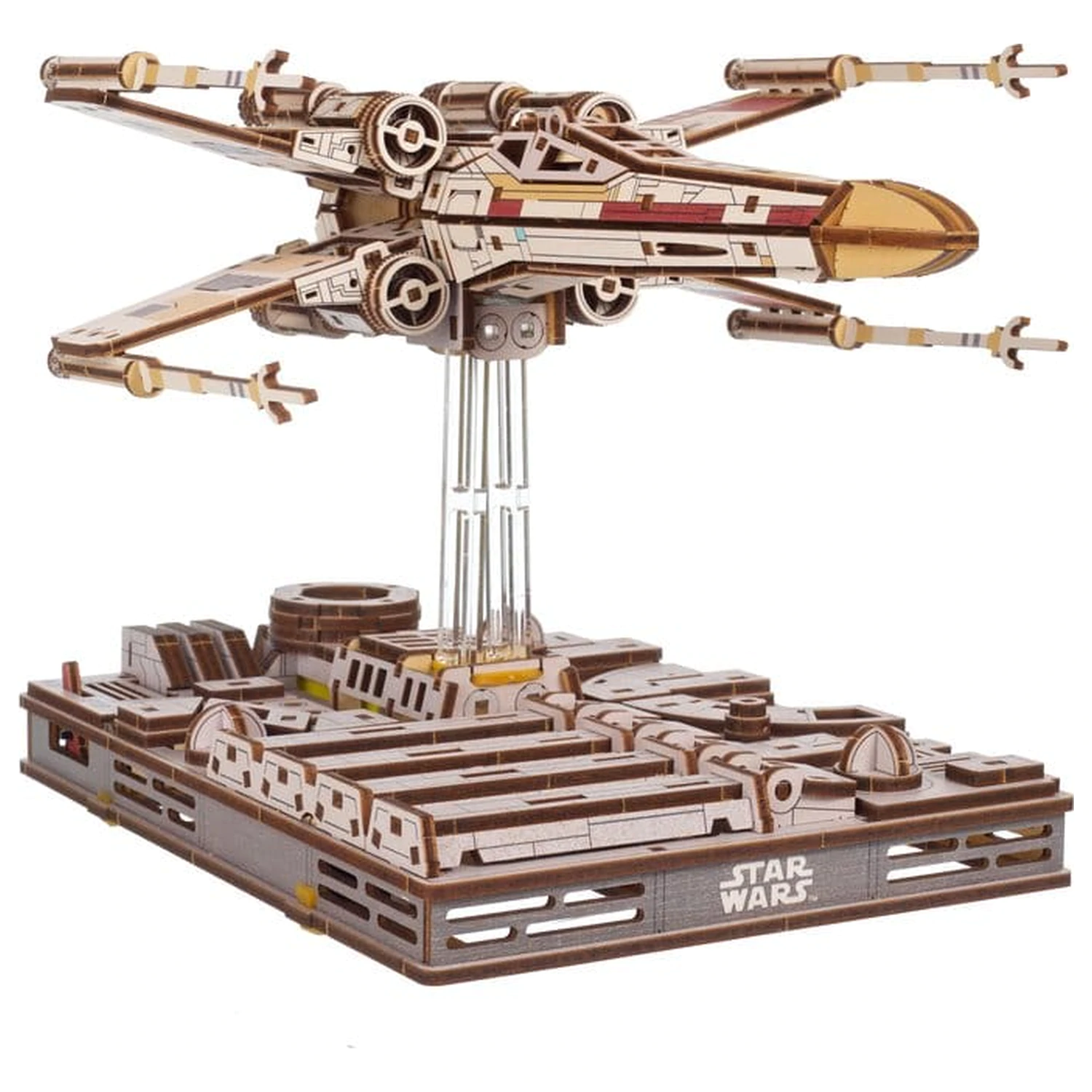 Star Wars 3D drevené puzzle Luke Skywalker's X-Wing Starfighter produktová fotografia