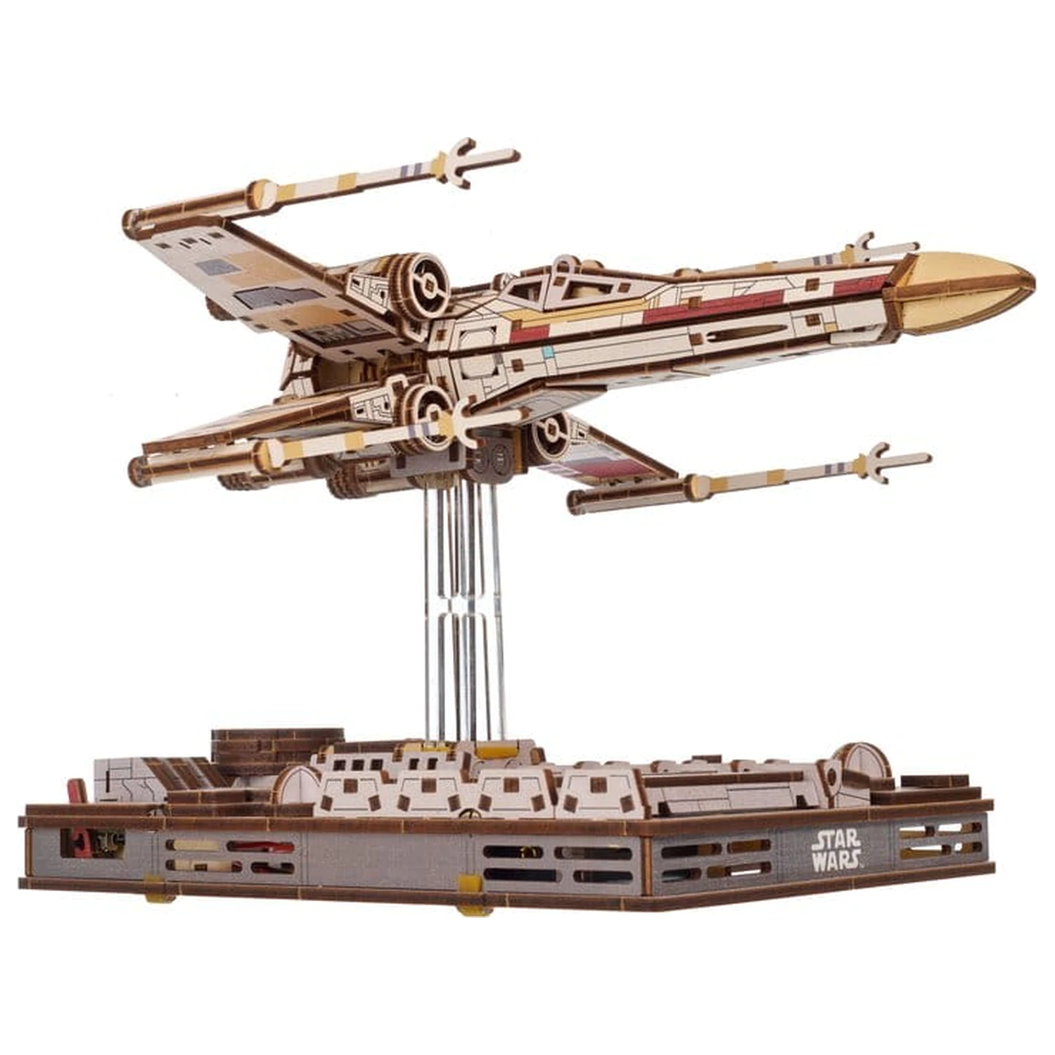 Star Wars 3D drevené puzzle Luke Skywalker's X-Wing Starfighter produktová fotografia