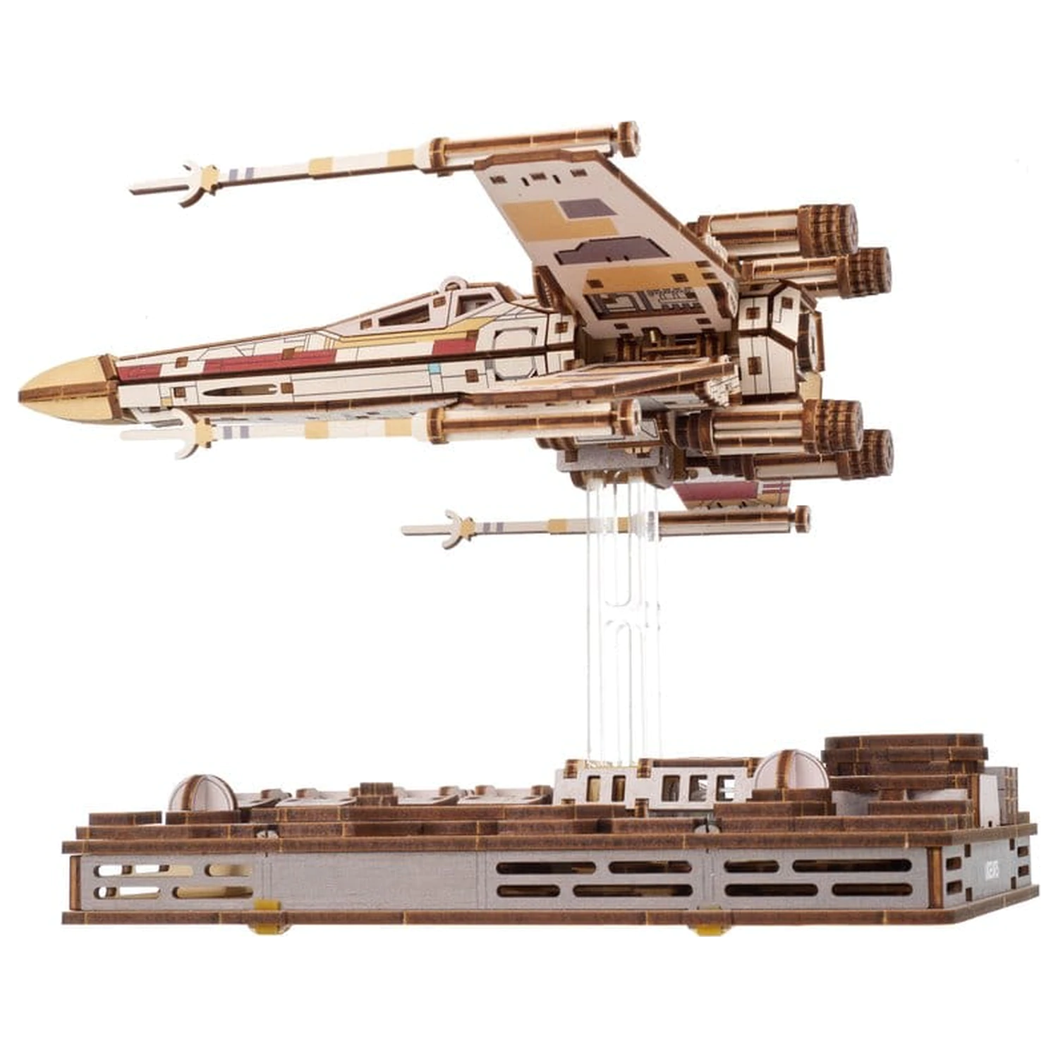 Star Wars 3D drevené puzzle Luke Skywalker's X-Wing Starfighter produktová fotografia