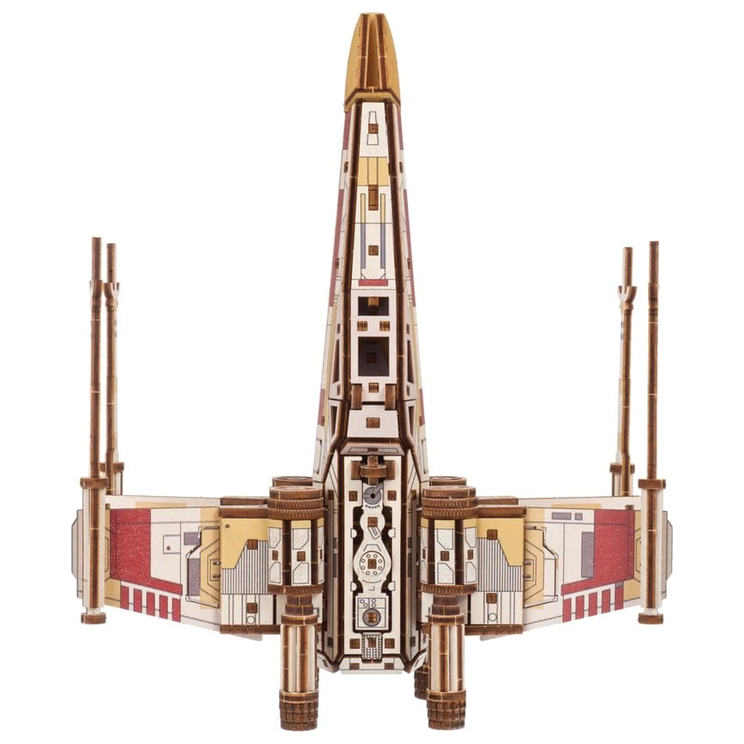 Star Wars 3D drevené puzzle Luke Skywalker's X-Wing Starfighter produktová fotografia