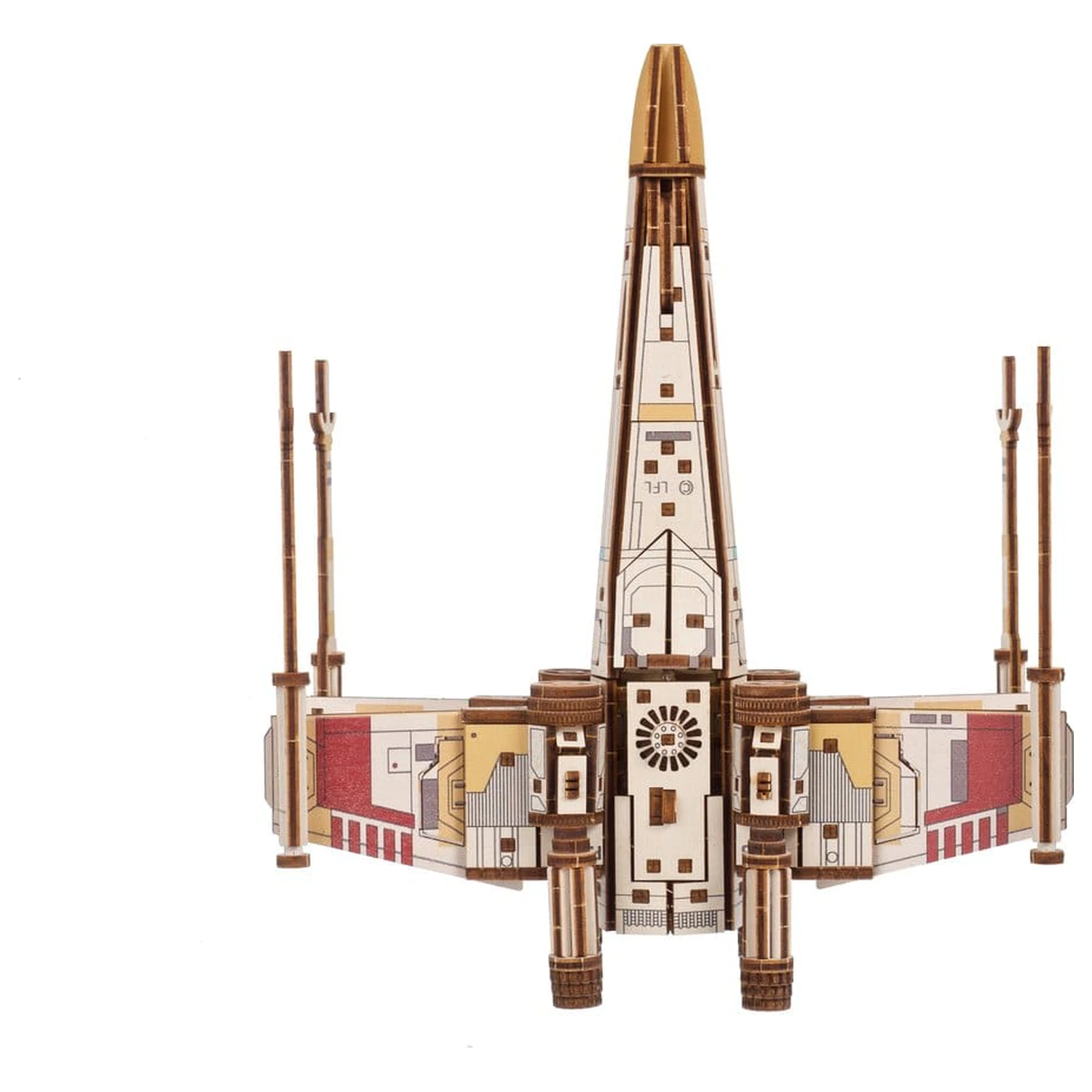 Star Wars 3D drevené puzzle Luke Skywalker's X-Wing Starfighter produktová fotografia