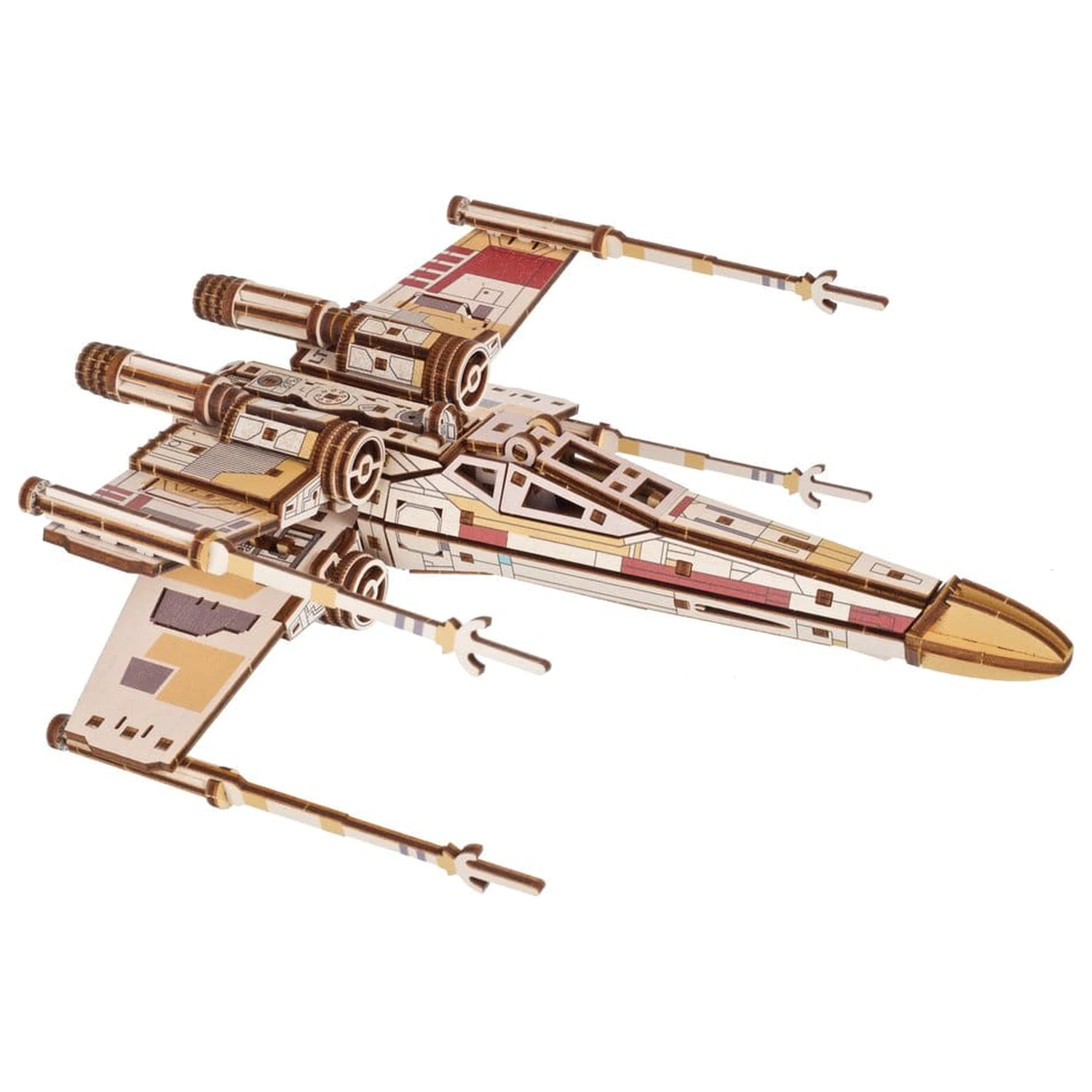 Star Wars 3D drevené puzzle Luke Skywalker's X-Wing Starfighter produktová fotografia