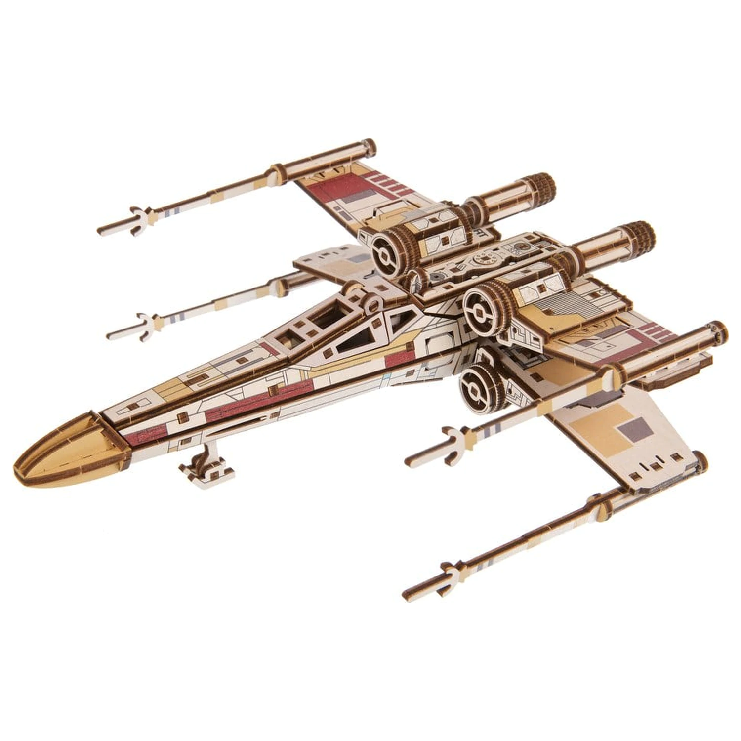 Star Wars 3D drevené puzzle Luke Skywalker's X-Wing Starfighter produktová fotografia