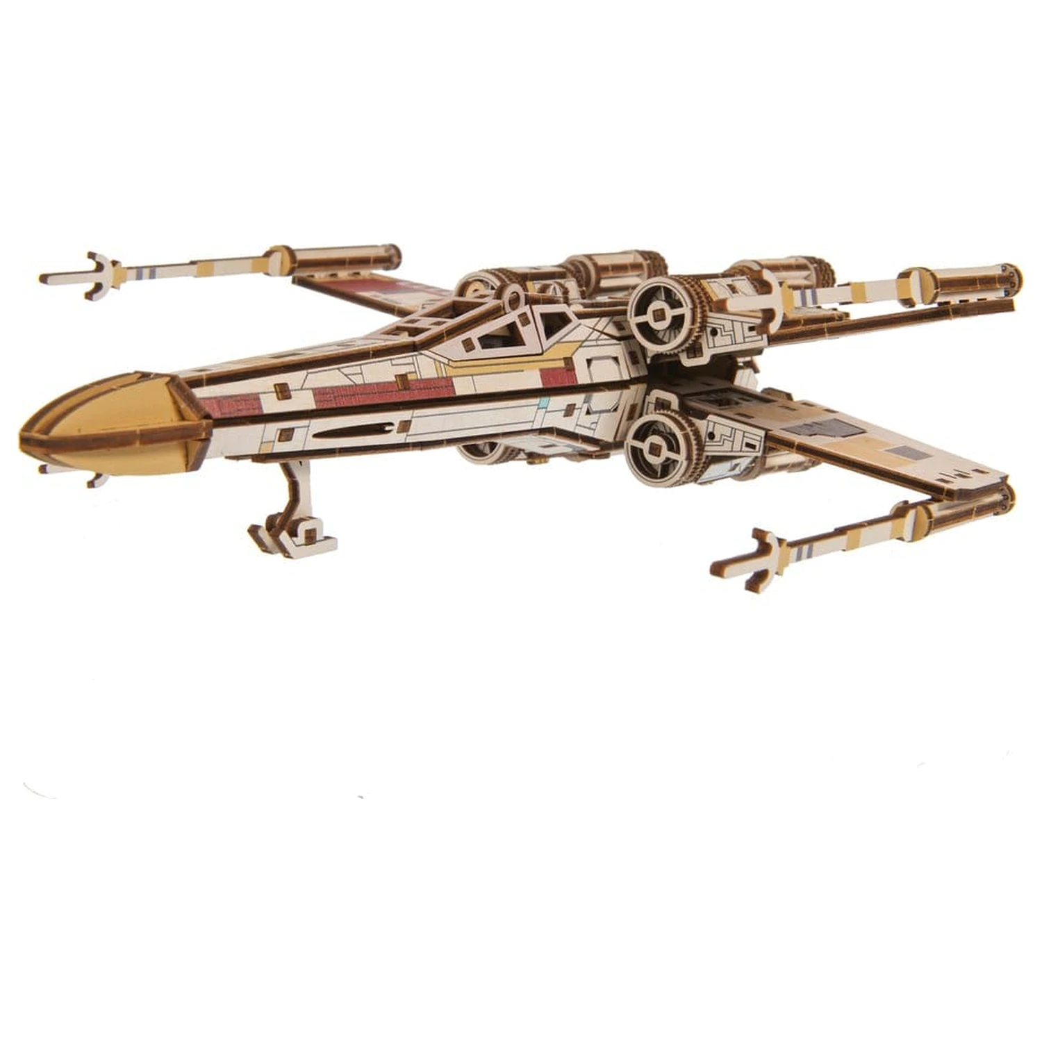 Star Wars 3D drevené puzzle Luke Skywalker's X-Wing Starfighter produktová fotografia