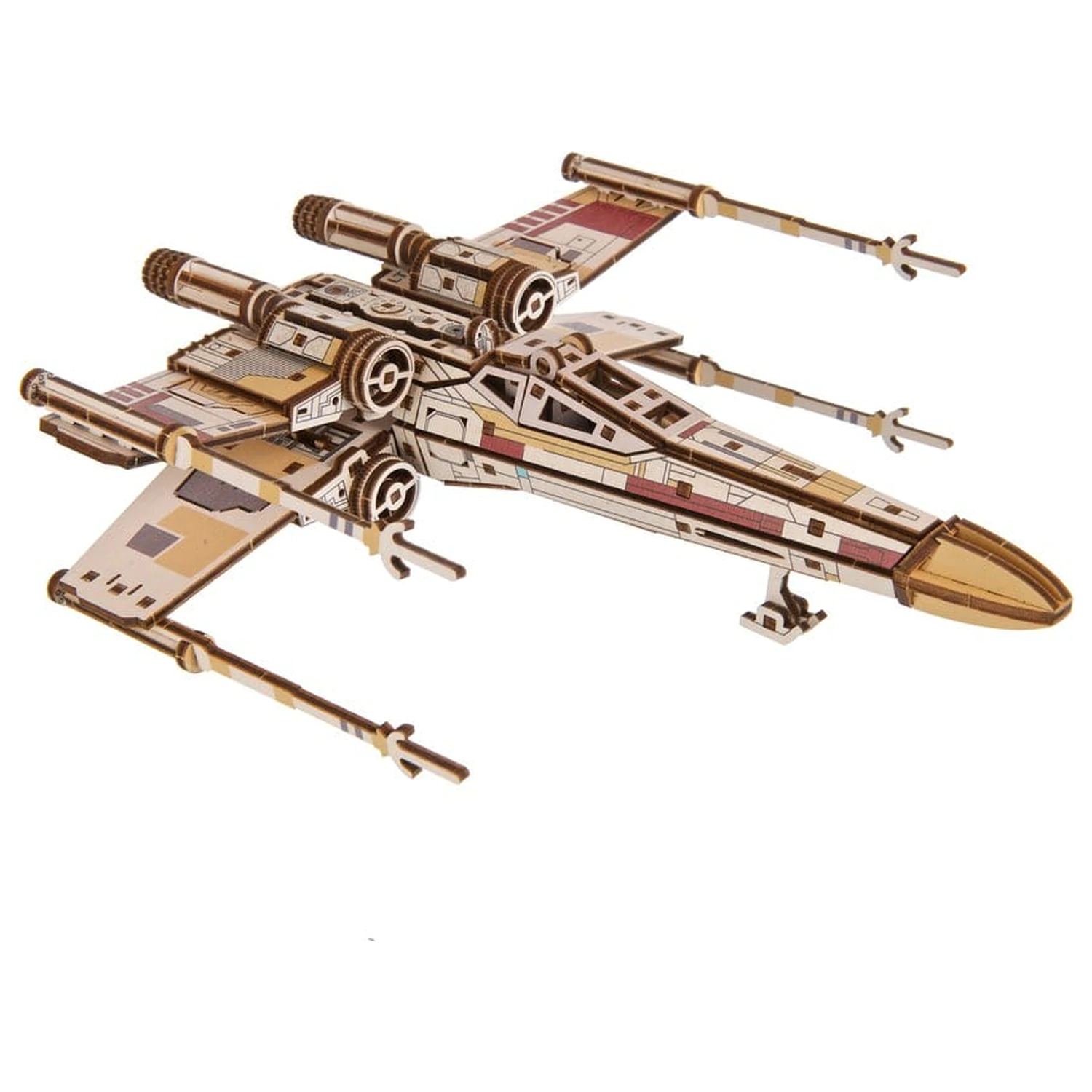 Star Wars 3D drevené puzzle Luke Skywalker's X-Wing Starfighter produktová fotografia
