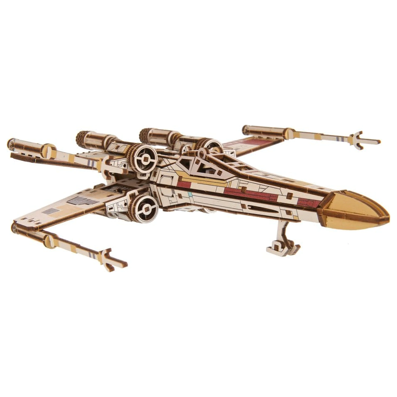 Star Wars 3D drevené puzzle Luke Skywalker's X-Wing Starfighter produktová fotografia