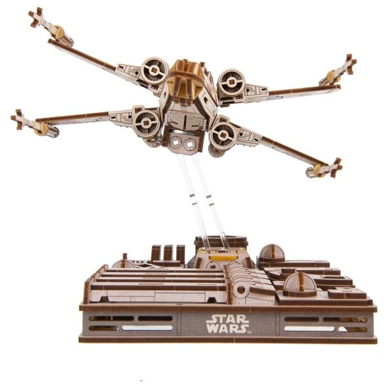 Star Wars 3D drevené puzzle Luke Skywalker's X-Wing Starfighter produktová fotografia