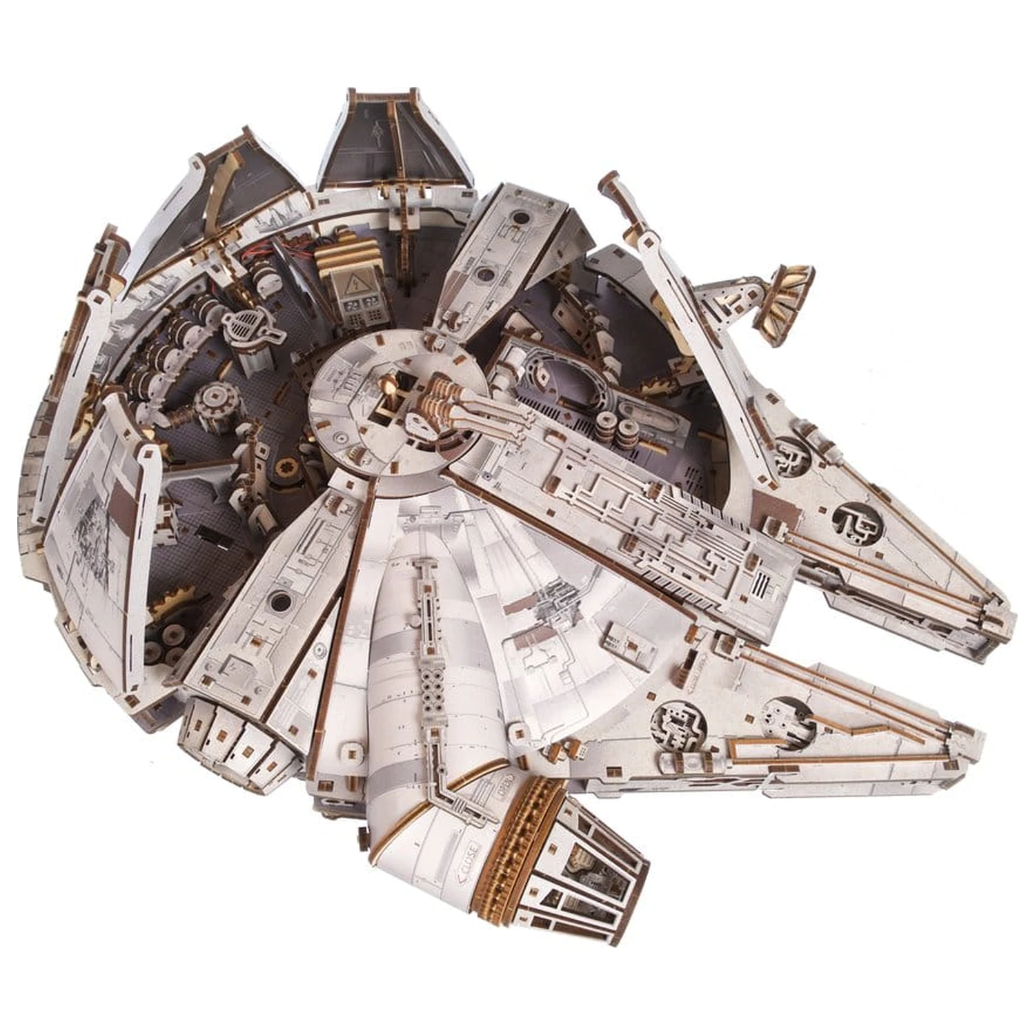 Star Wars 3D Drevené Puzzle Millennium Falcon produktová fotografia