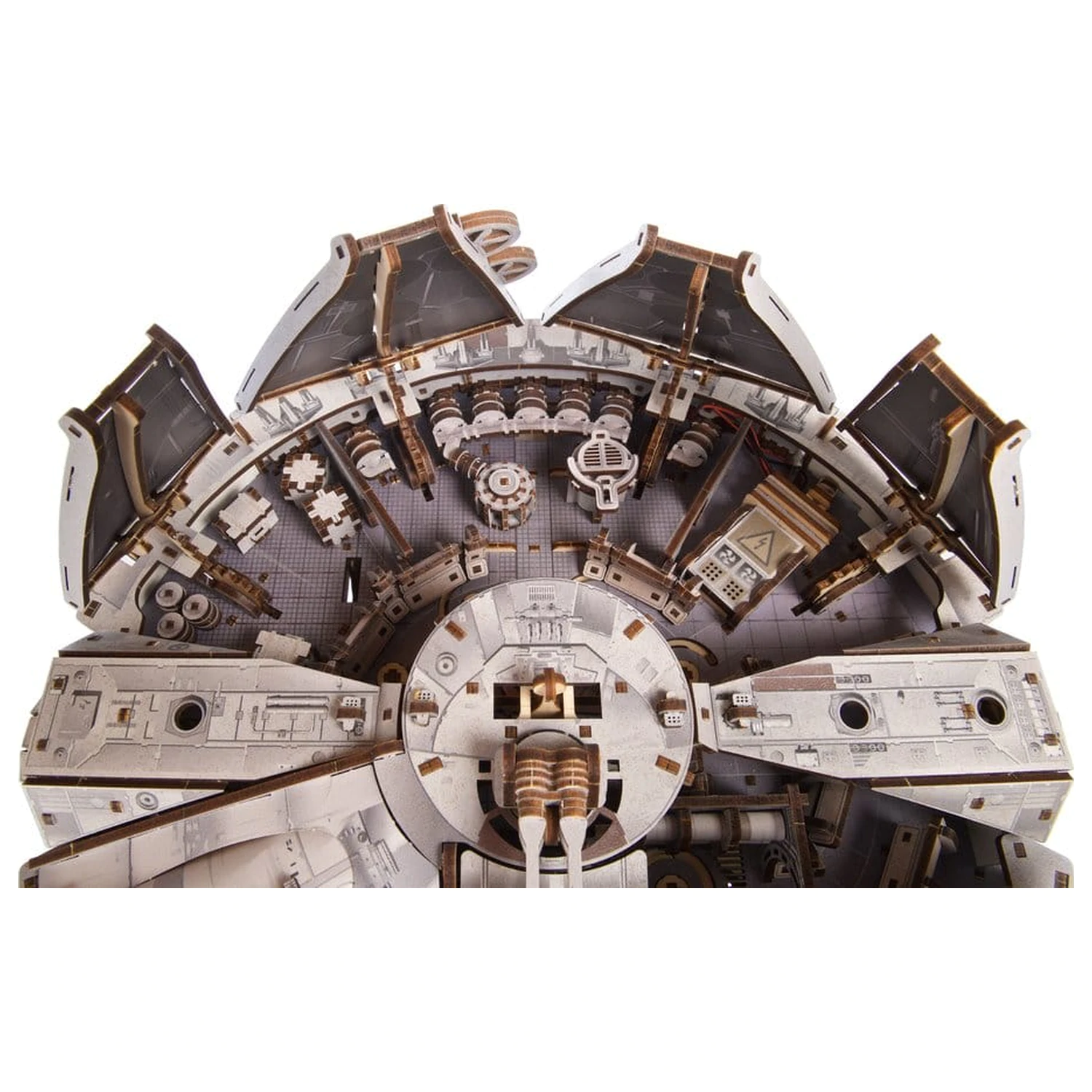 Star Wars 3D Drevené Puzzle Millennium Falcon produktová fotografia