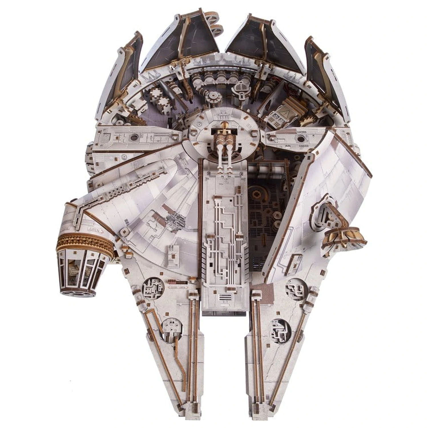 Star Wars 3D Drevené Puzzle Millennium Falcon produktová fotografia