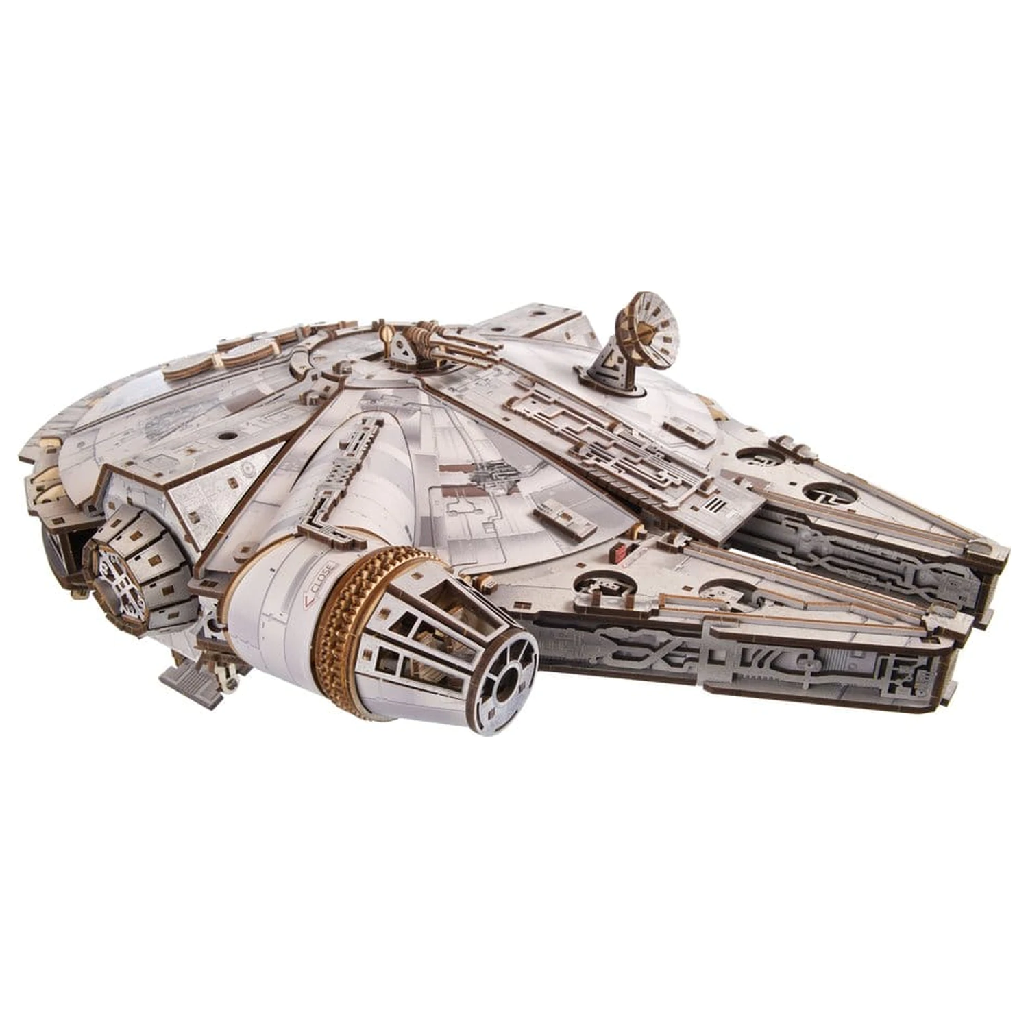 Star Wars 3D Drevené Puzzle Millennium Falcon produktová fotografia
