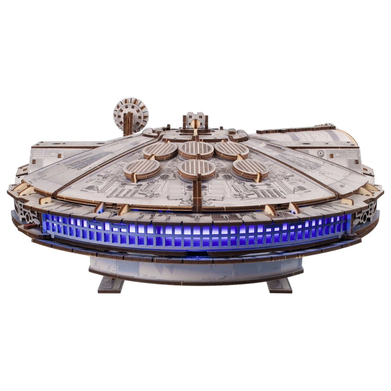 Star Wars 3D Drevené Puzzle Millennium Falcon produktová fotografia