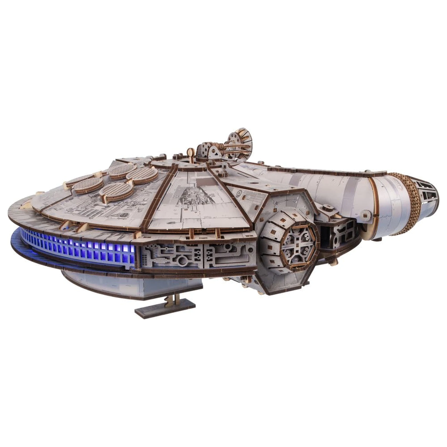 Star Wars 3D Drevené Puzzle Millennium Falcon produktová fotografia
