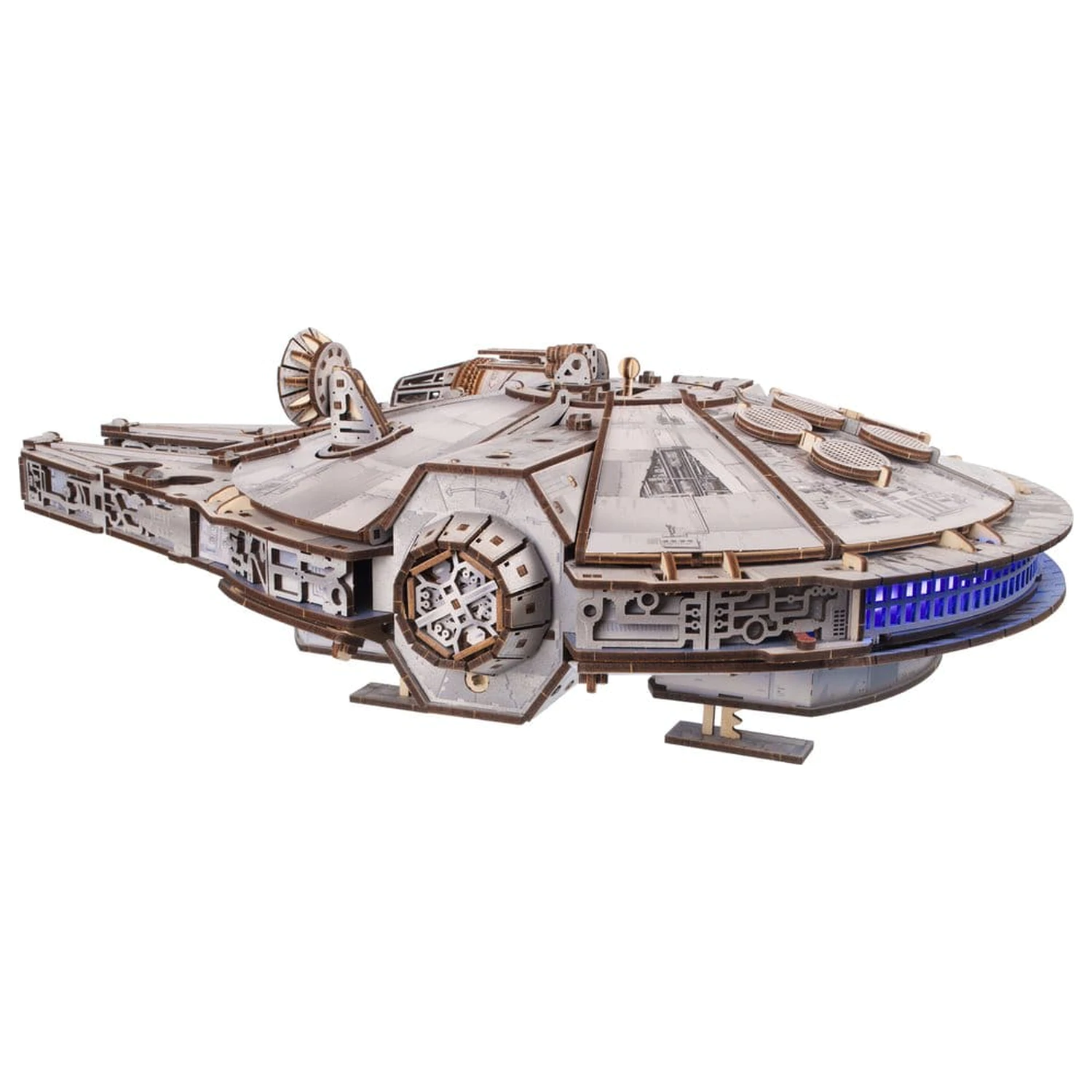 Star Wars 3D Drevené Puzzle Millennium Falcon produktová fotografia