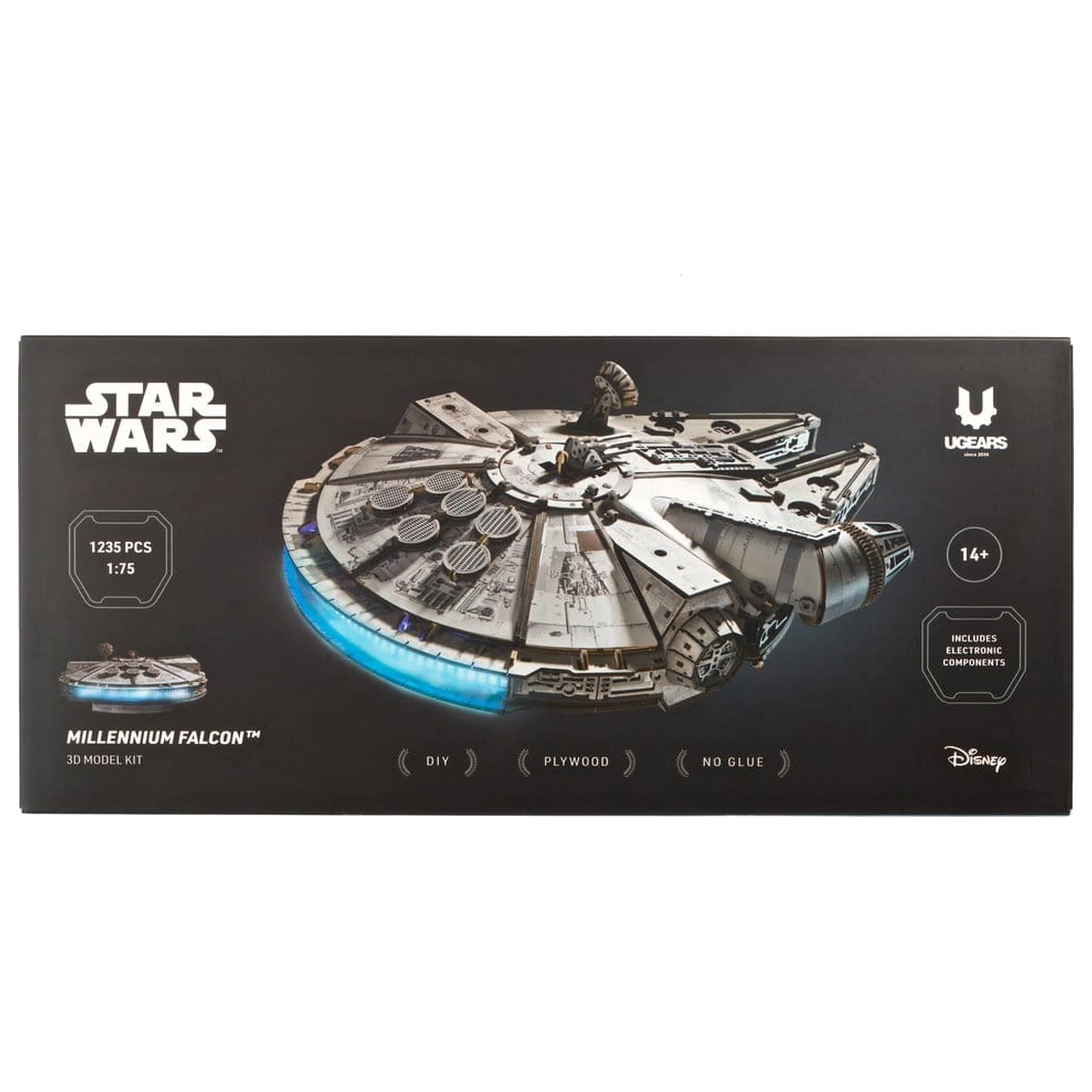 Star Wars 3D Drevené Puzzle Millennium Falcon produktová fotografia