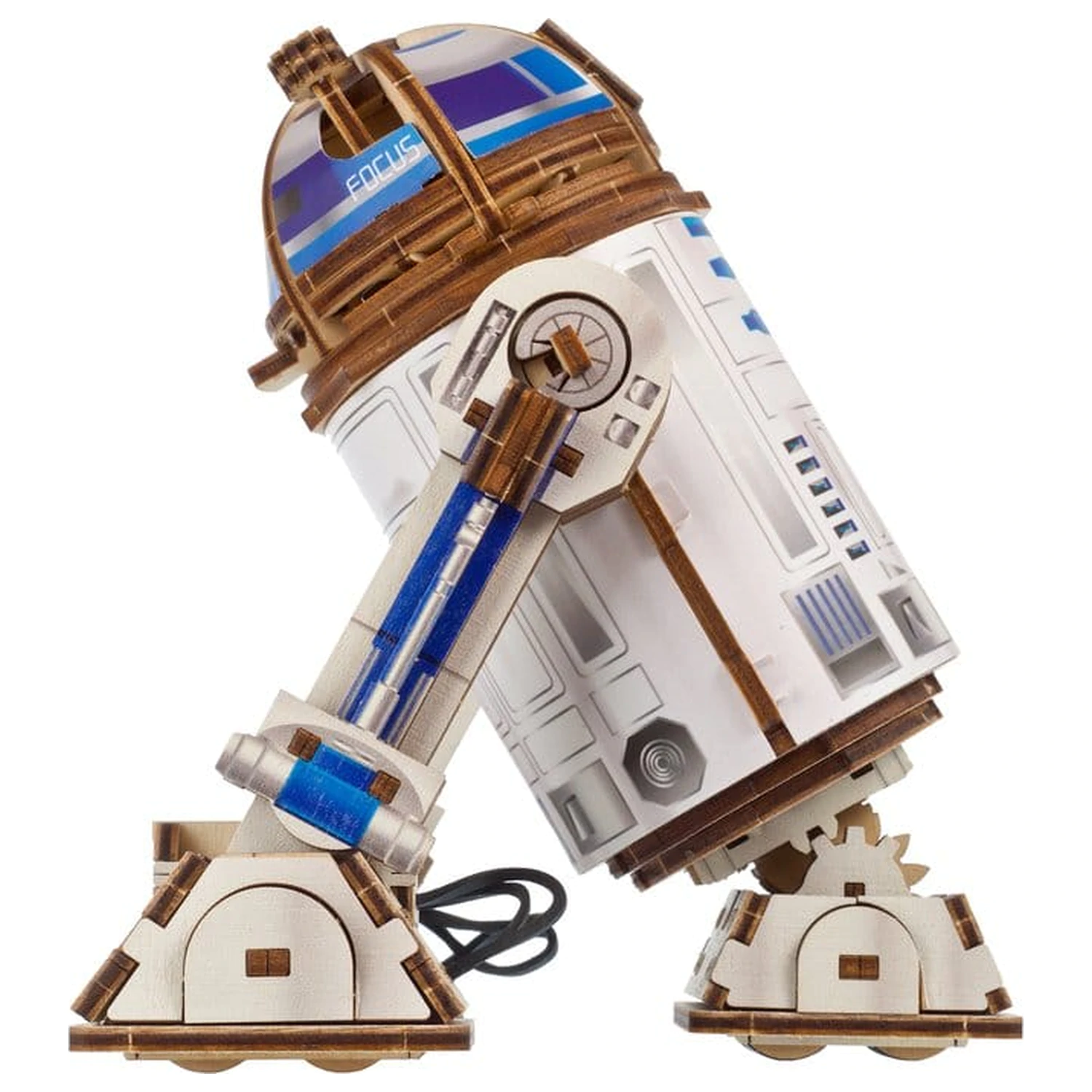 Star Wars 3D Drevené puzzle R2-D2 produktová fotografia