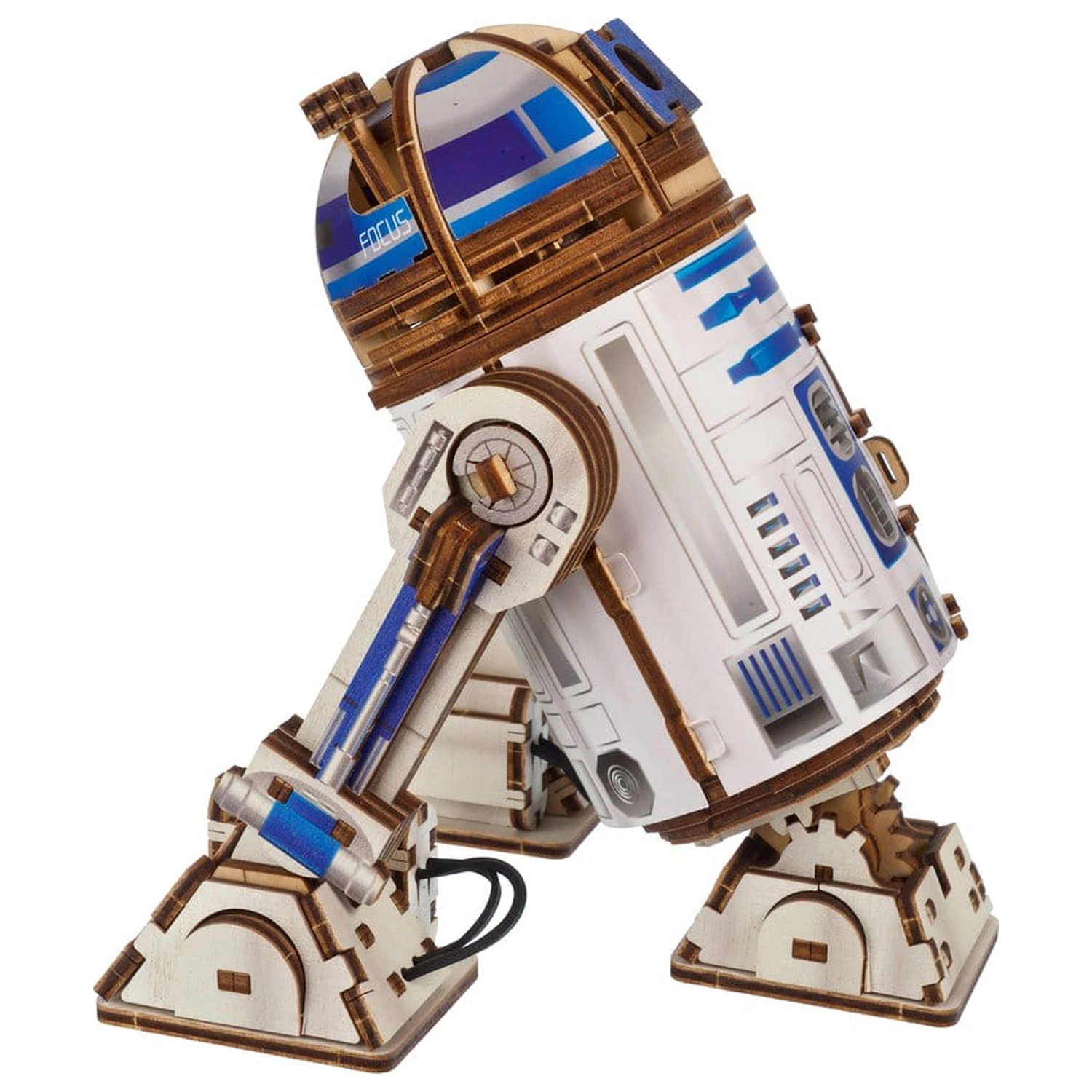 Star Wars 3D Drevené puzzle R2-D2 produktová fotografia