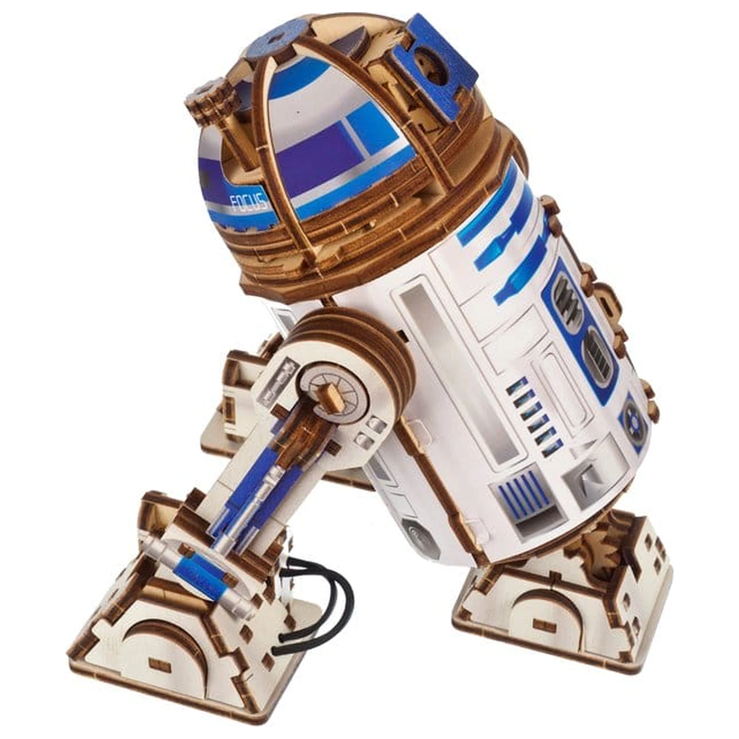 Star Wars 3D Drevené puzzle R2-D2 produktová fotografia