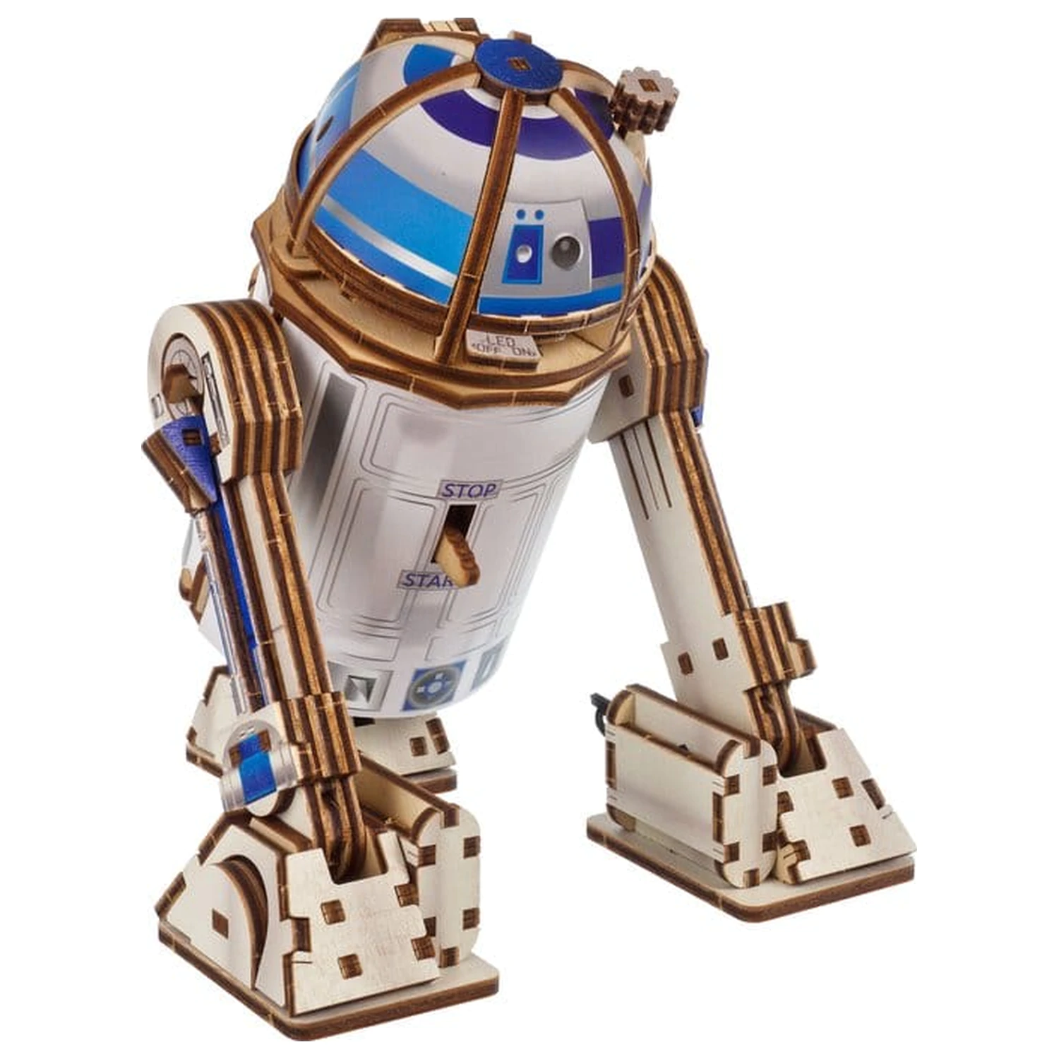 Star Wars 3D Drevené puzzle R2-D2 produktová fotografia