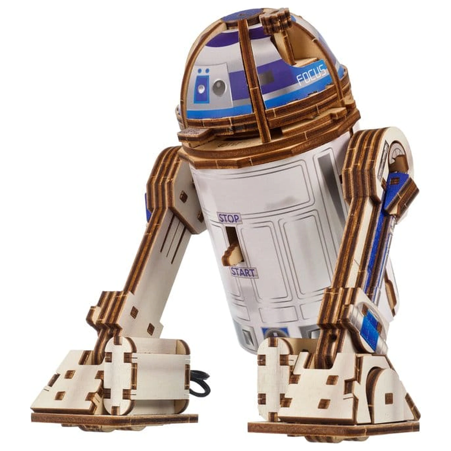 Star Wars 3D Drevené puzzle R2-D2 produktová fotografia