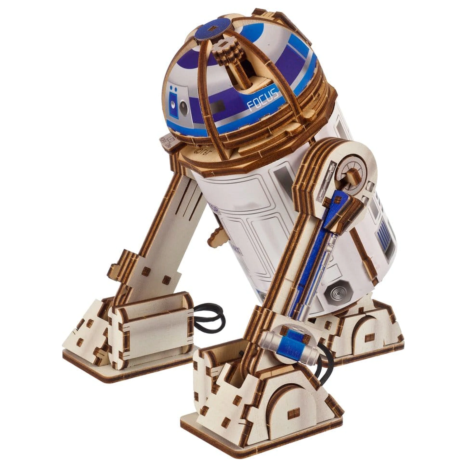 Star Wars 3D Drevené puzzle R2-D2 produktová fotografia