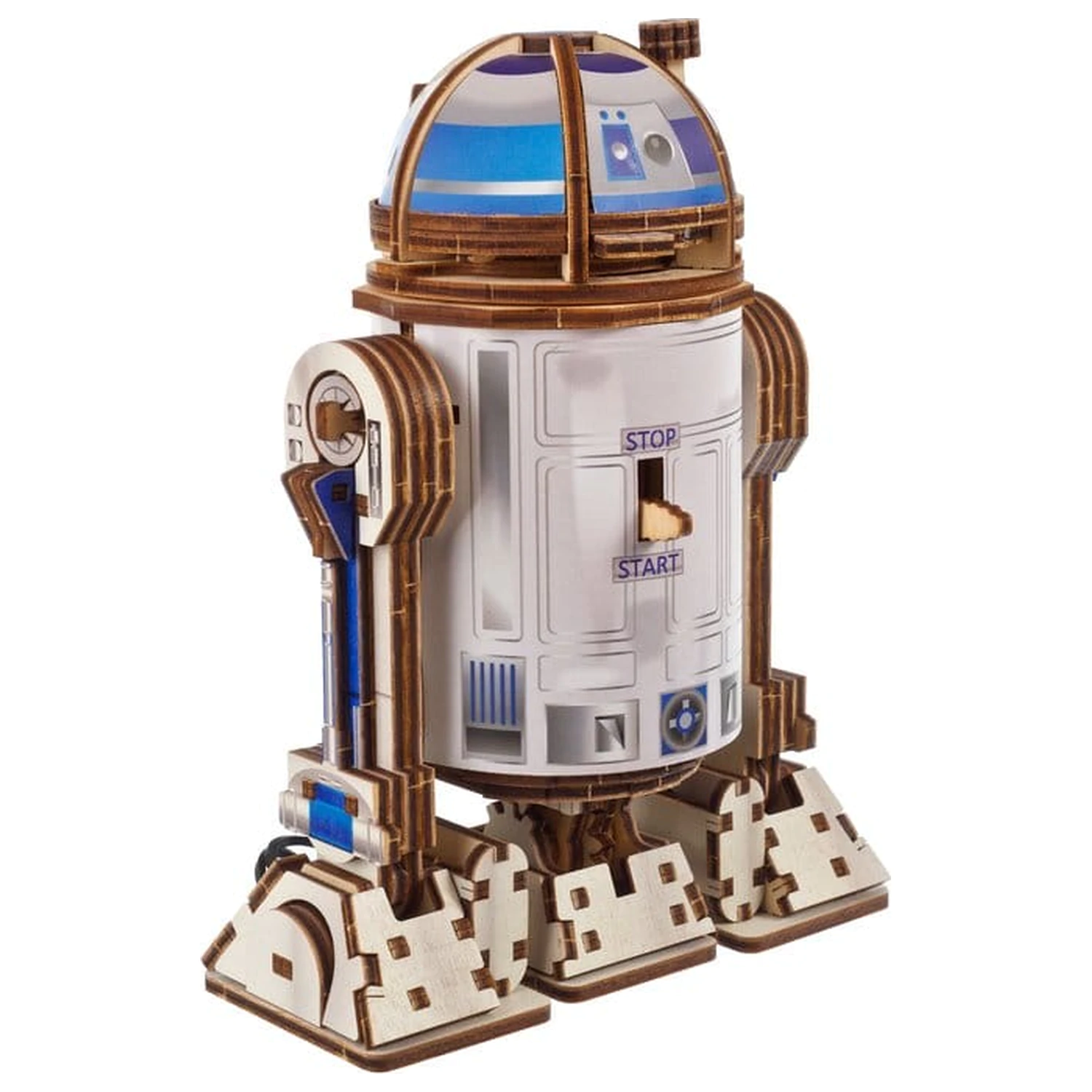 Star Wars 3D Drevené puzzle R2-D2 produktová fotografia
