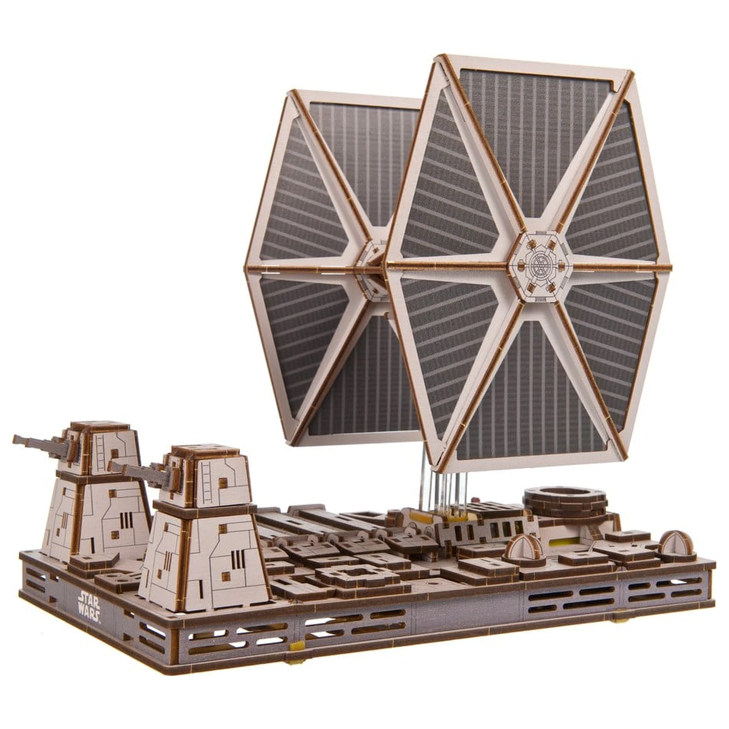 Star Wars 3D Drevené Puzzle TIE Fighter produktová fotografia
