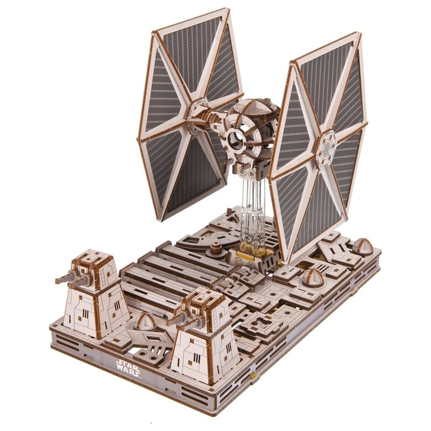 Star Wars 3D Drevené Puzzle TIE Fighter produktová fotografia