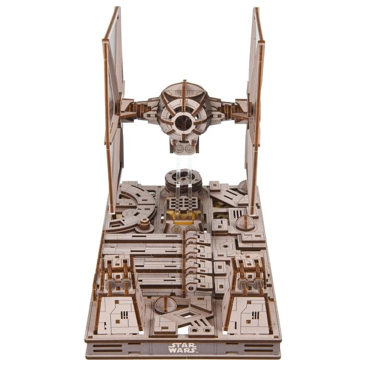 Star Wars 3D Drevené Puzzle TIE Fighter produktová fotografia