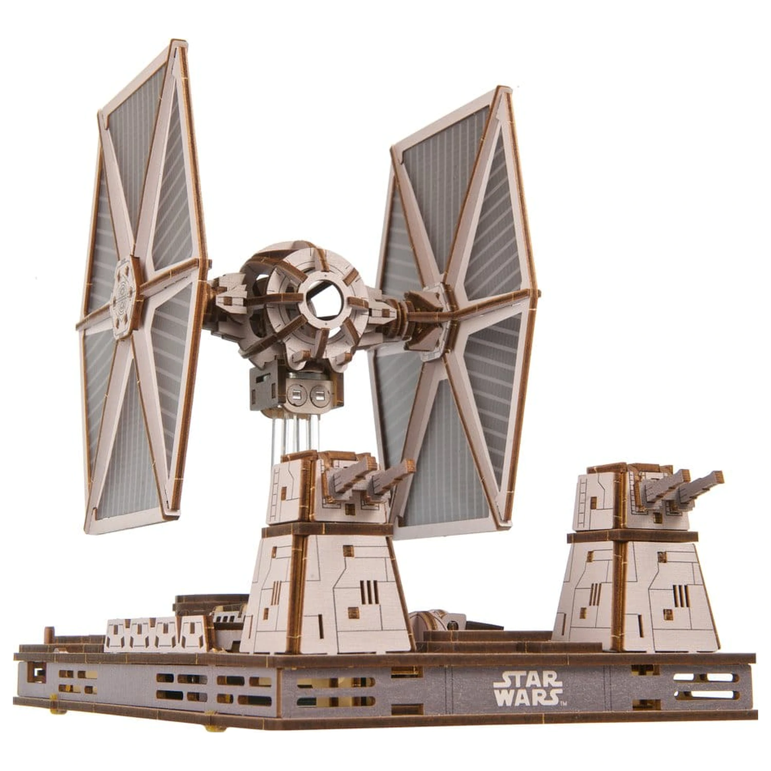 Star Wars 3D Drevené Puzzle TIE Fighter produktová fotografia