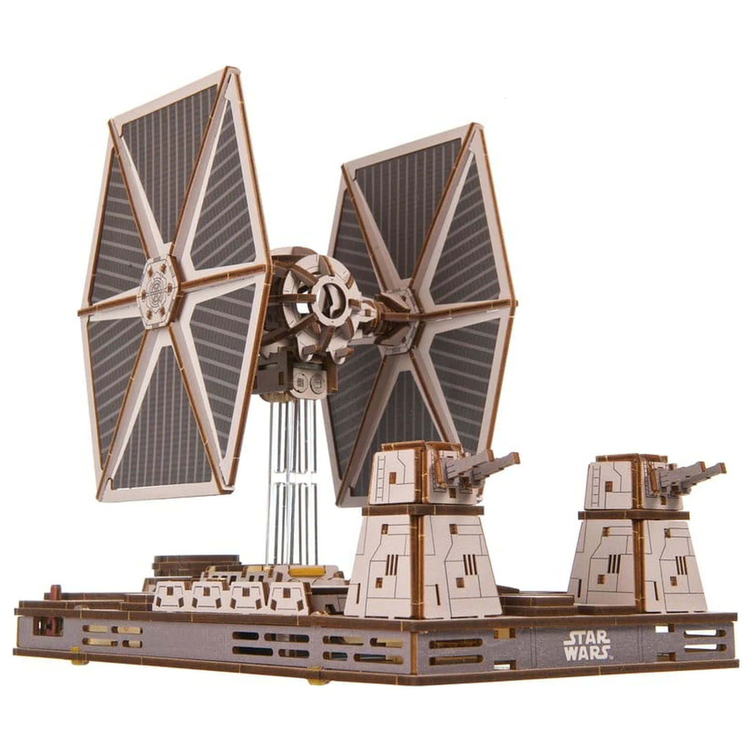 Star Wars 3D Drevené Puzzle TIE Fighter produktová fotografia