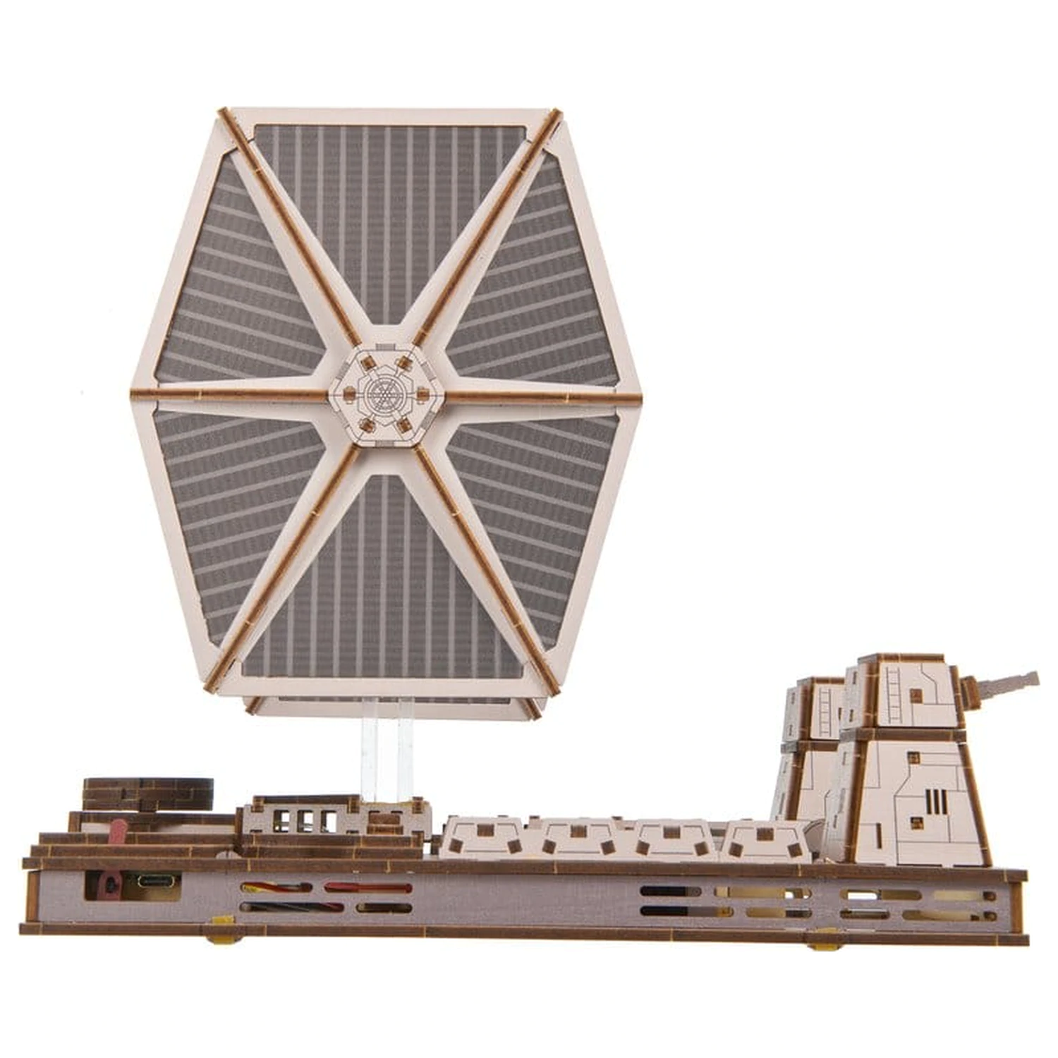 Star Wars 3D Drevené Puzzle TIE Fighter produktová fotografia