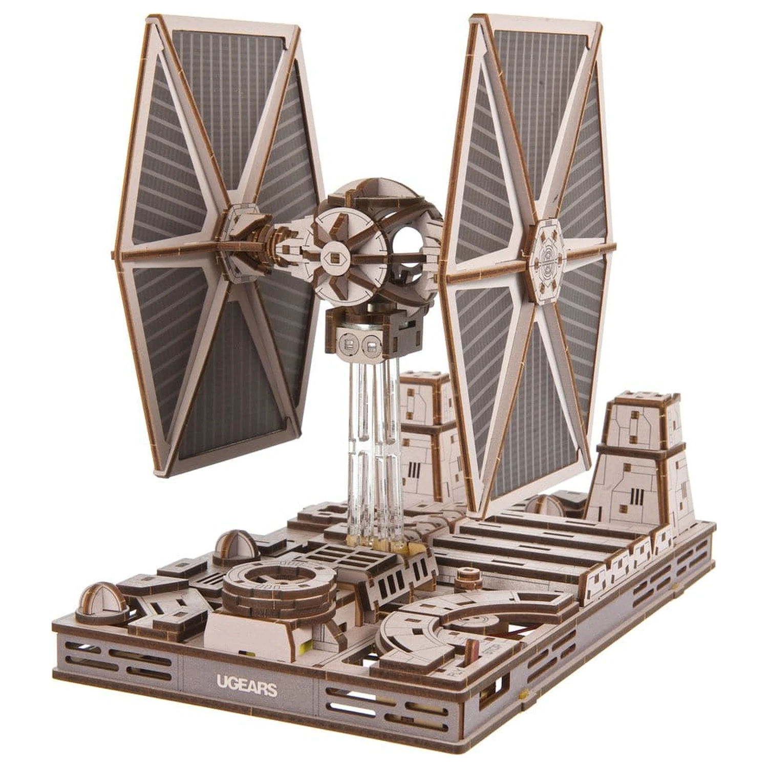 Star Wars 3D Drevené Puzzle TIE Fighter produktová fotografia