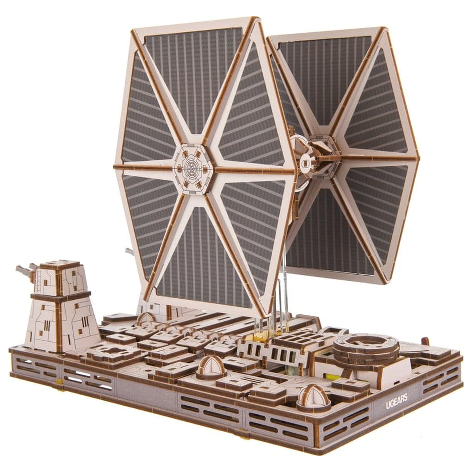Star Wars 3D Drevené Puzzle TIE Fighter produktová fotografia