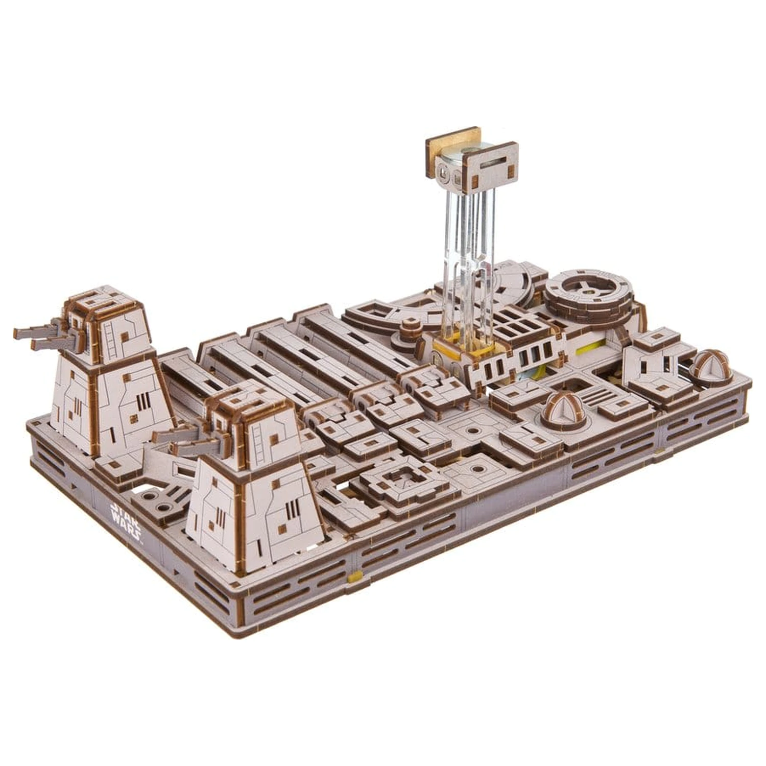 Star Wars 3D Drevené Puzzle TIE Fighter produktová fotografia