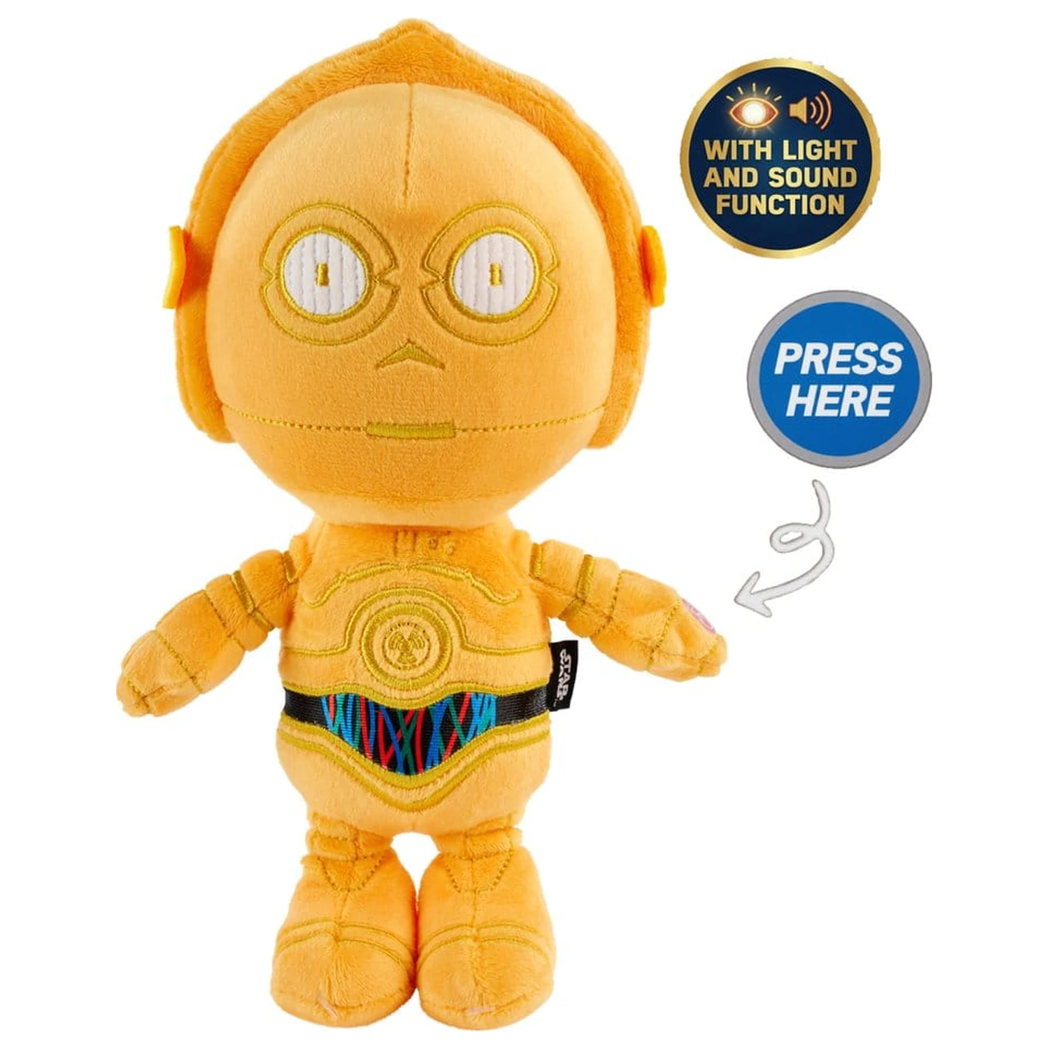 Star Wars 50. plyšová figúrka C-3PO 25 cm produktová fotografia