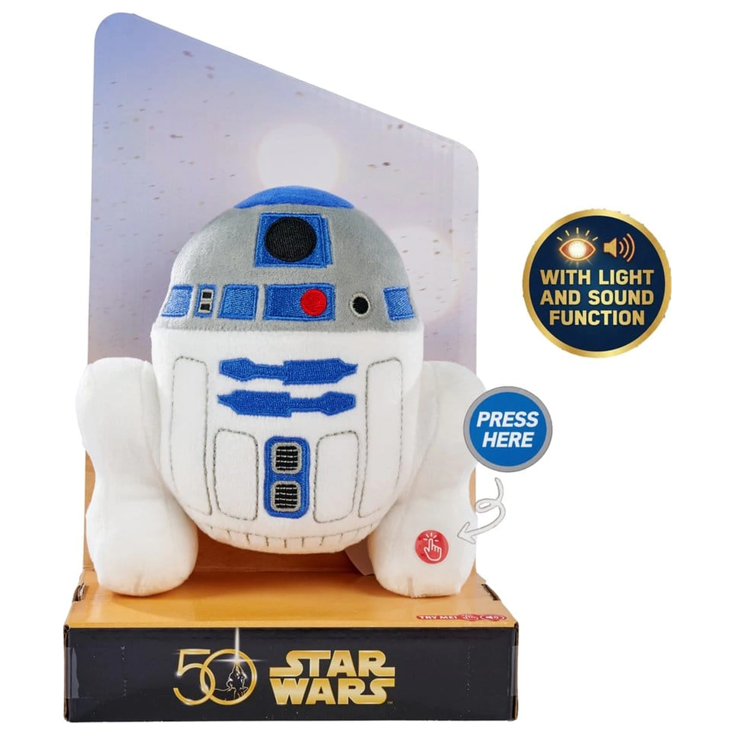 Star Wars 50. Plyšová figúrka R2-D2 16 cm produktová fotografia