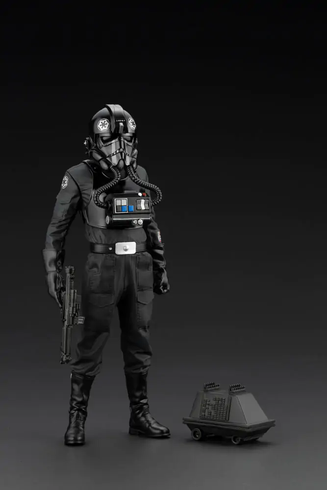 Star Wars A New Hope ARTFX+ Socha 1/10 Tie Fighter Pilot Backstabber & Mouse Droid Exclusive 18 cm produktová fotografia