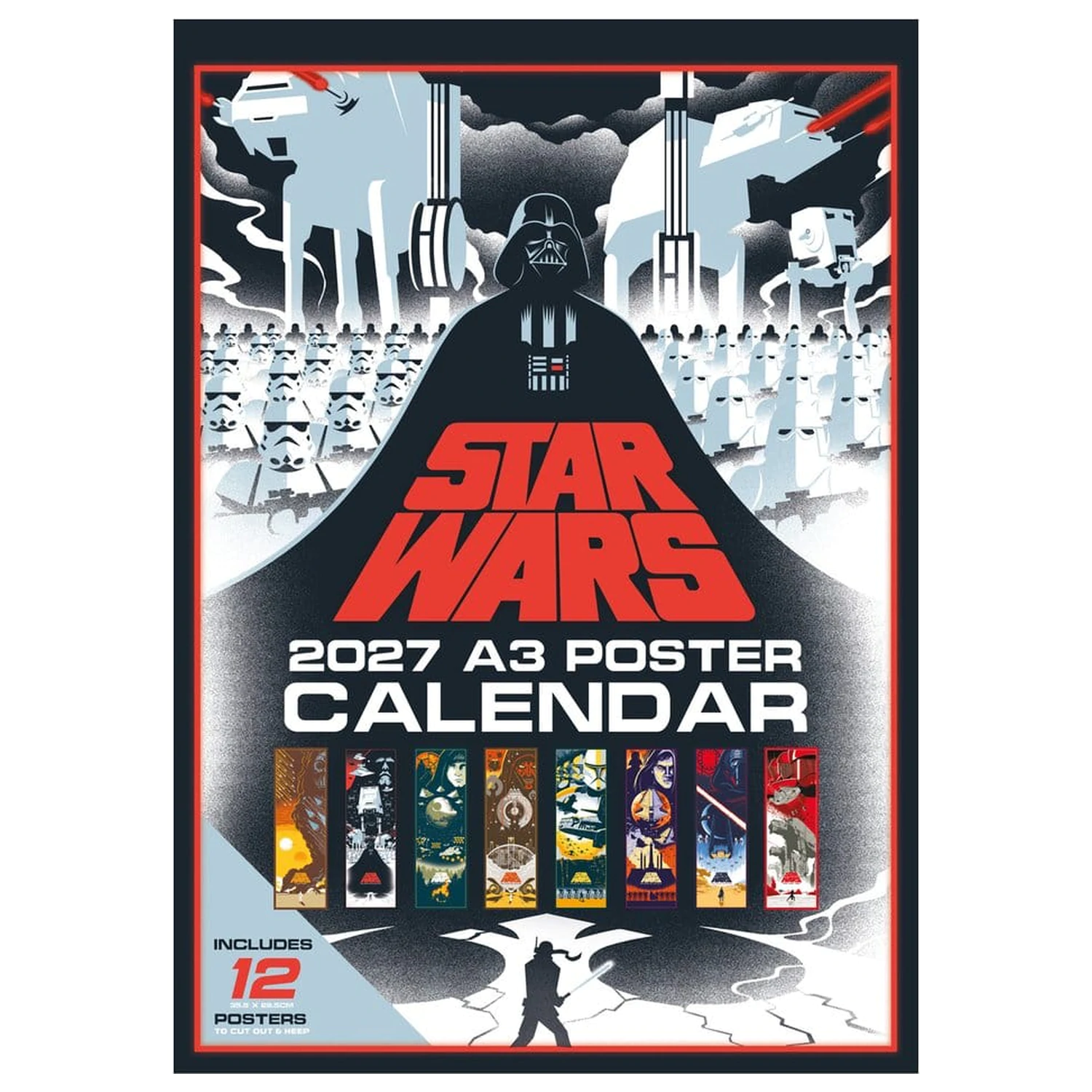 Star Wars Kalendár A3 plagát 2027 produktová fotografia