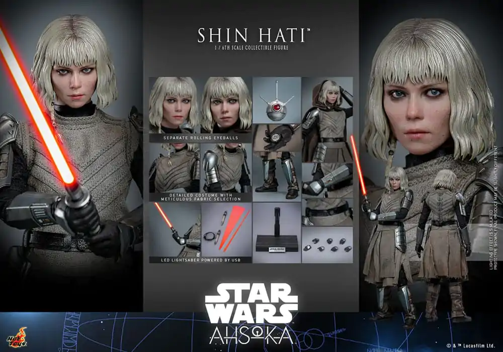 Star Wars: Ahsoka Akčná figúrka 1/6 Shin Hati 28 cm termékfotó