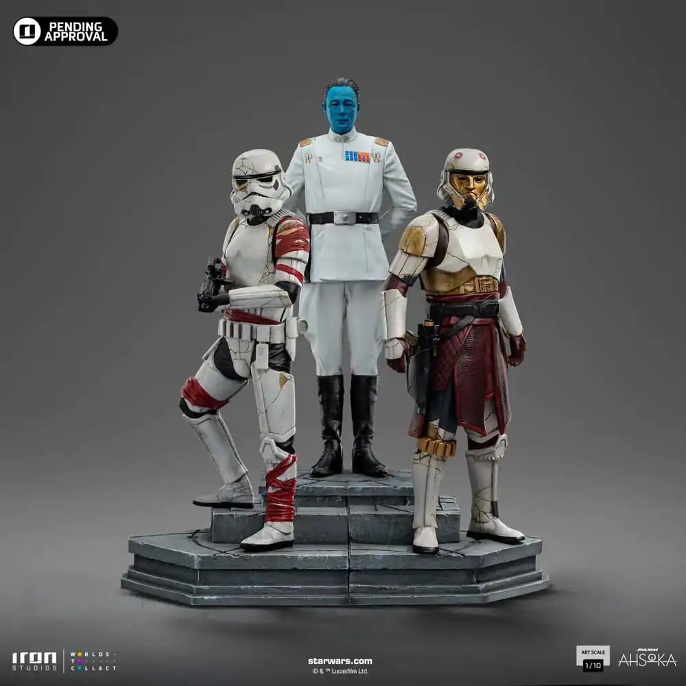 Star Wars Ahsoka Art Scale Socha 1/10 Veľkoadmirál Thrawn 25 cm termékfotó