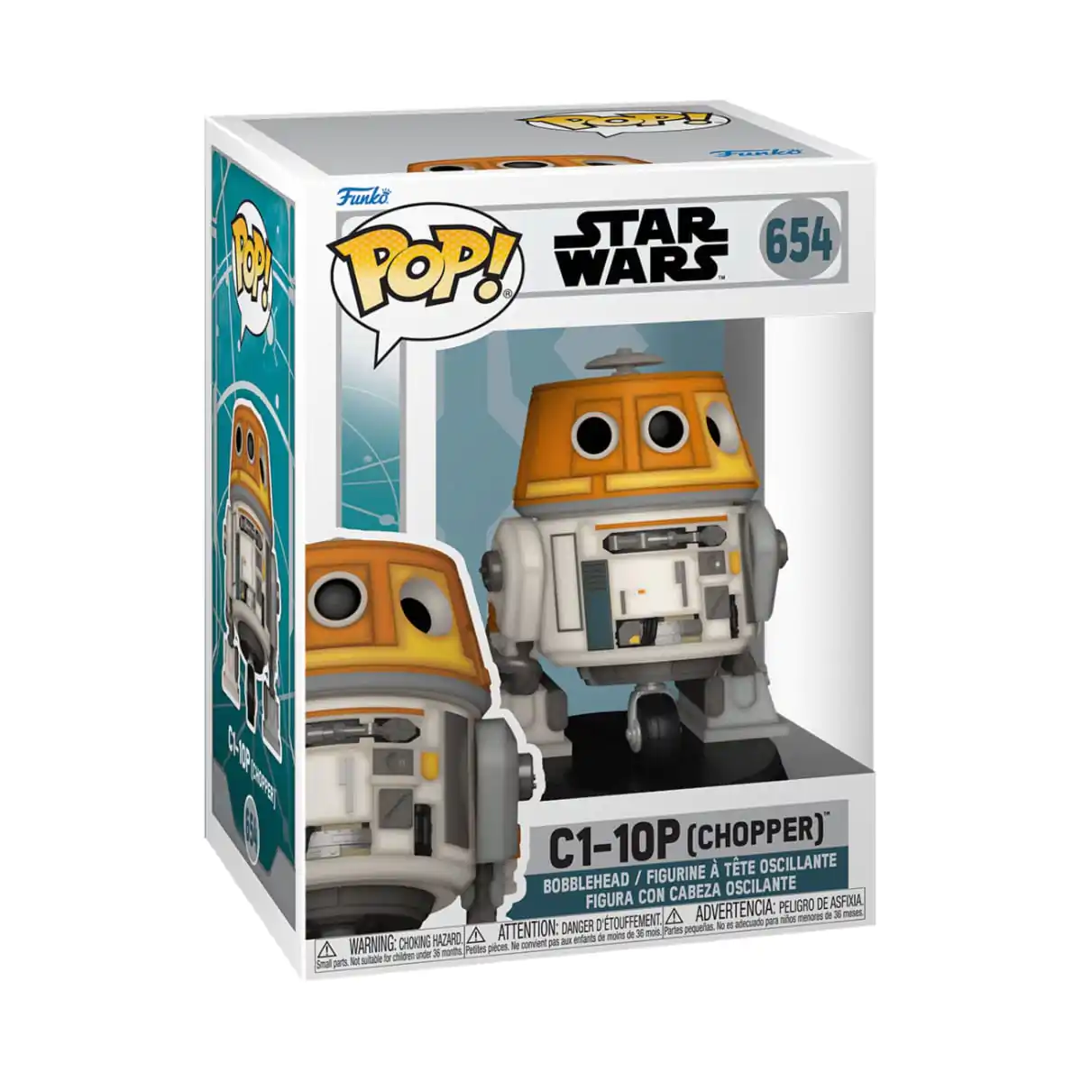 Star Wars: Ahsoka POP! Vinyl figúrka C1-10P (Chopper) 9 cm termékfotó