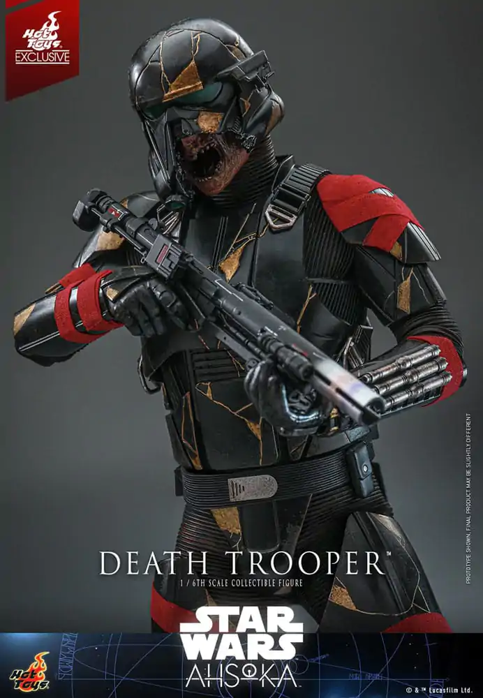 Star Wars: Ahsoka Television Masterpiece Akčná figúrka 1/6 Death Trooper Hot Toys Exclusive 31 cm produktová fotografia