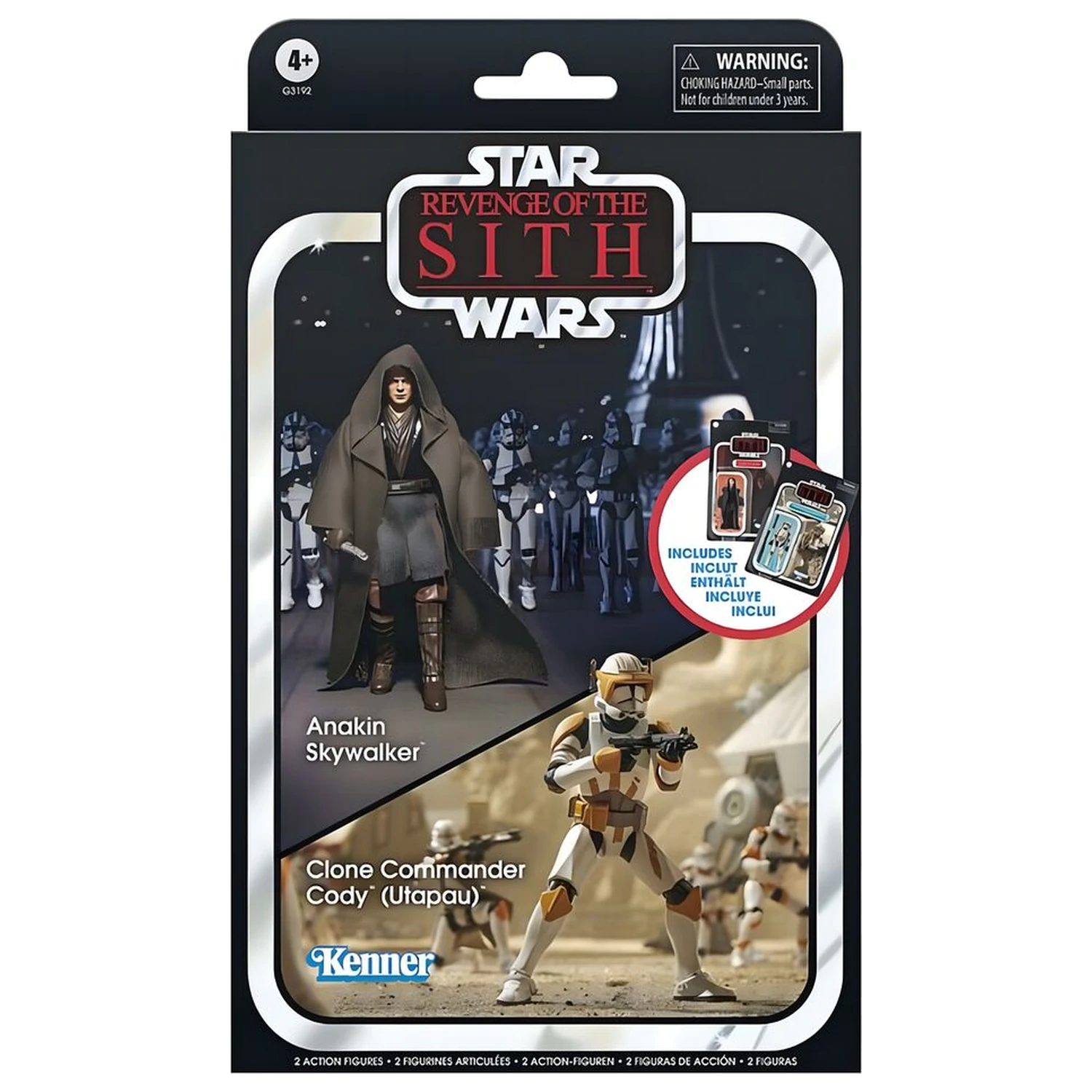 Star Wars Anakin Skywalker & Clone Commander Cody Utapau balenie figúrky 9.5cm produktová fotografia