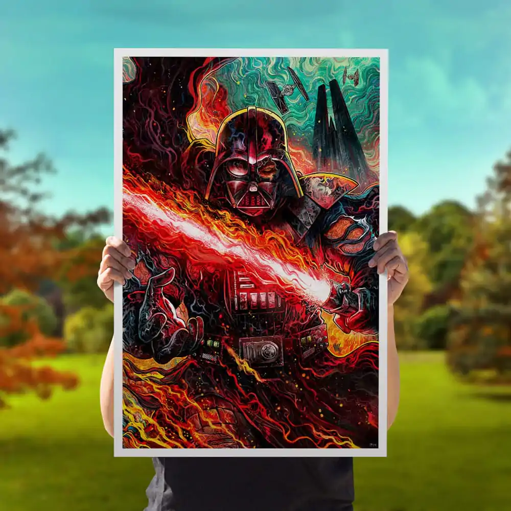 Star Wars Art Print Darth Vader: Dark Lord's Fury 41 x 61 cm - bez rámu produktová fotografia