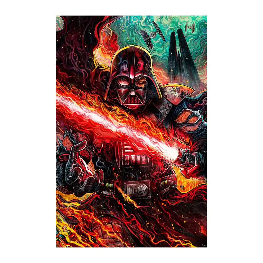 Star Wars Art Print Darth Vader: Dark Lord's Fury 41 x 61 cm - bez rámu produktová fotografia