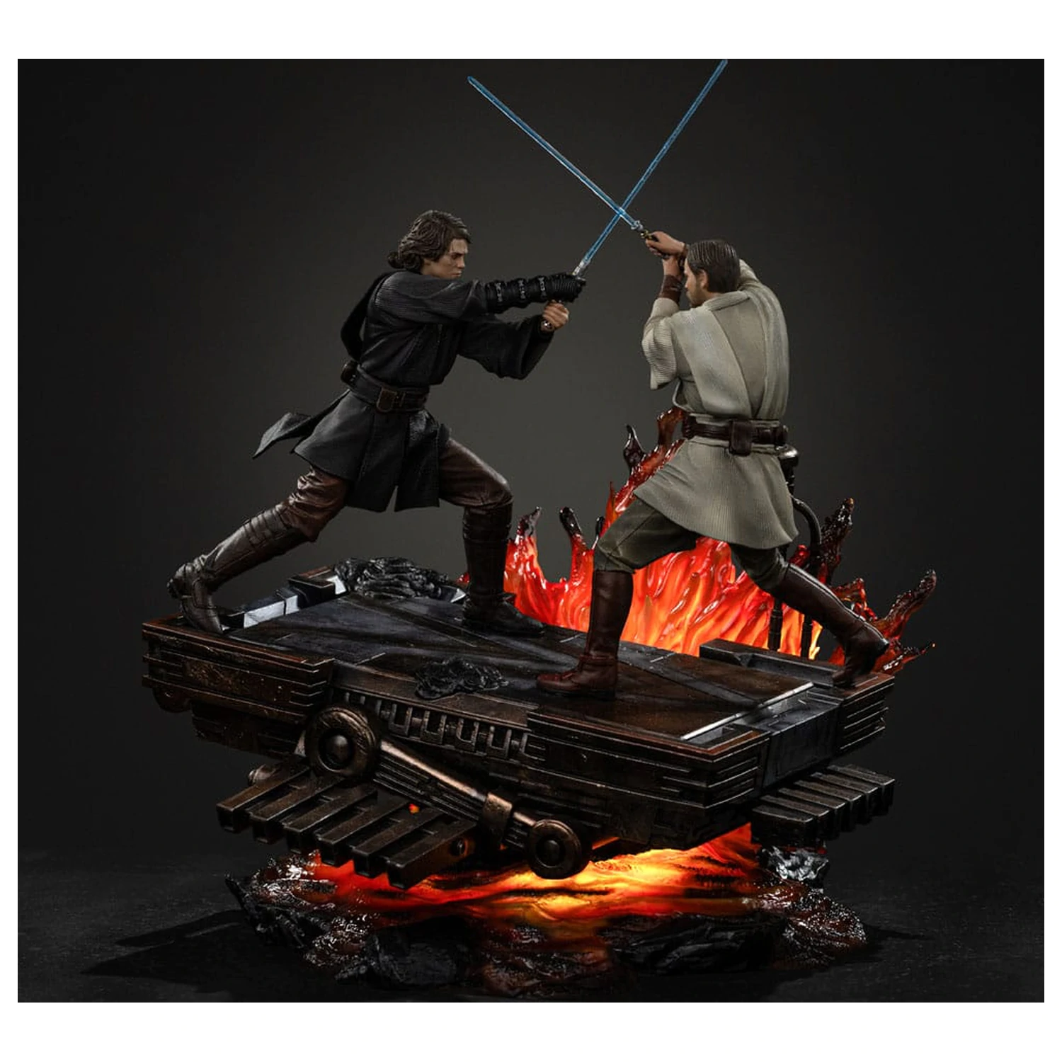 Star Wars Art Scale socha 1/10 Anakin vs. Obi Wan 34 cm produktová fotografia